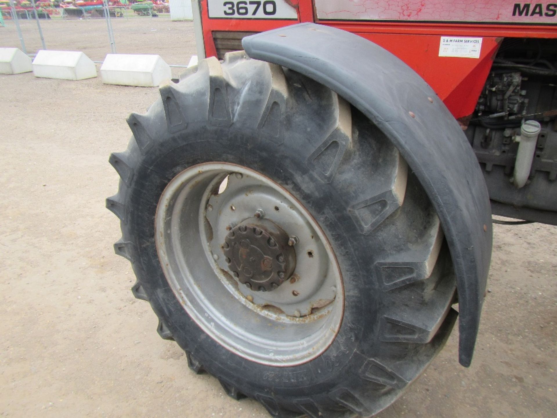 Massey Ferguson 3670 4wd Tractor Reg. No. M107 CVL Hours: 7162 - Image 10 of 16