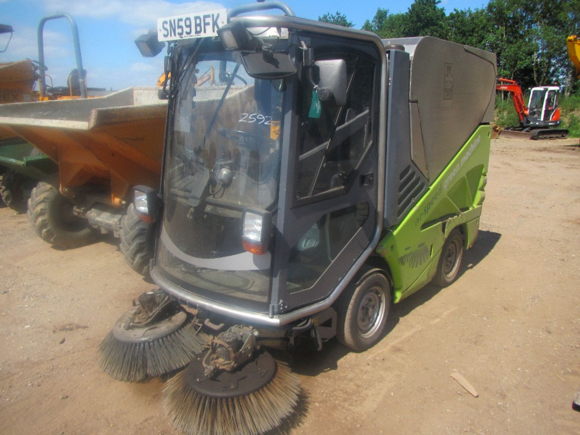 Applied Green Machine 636 Hi Speed Sweeper Hours: 6850 59 Reg