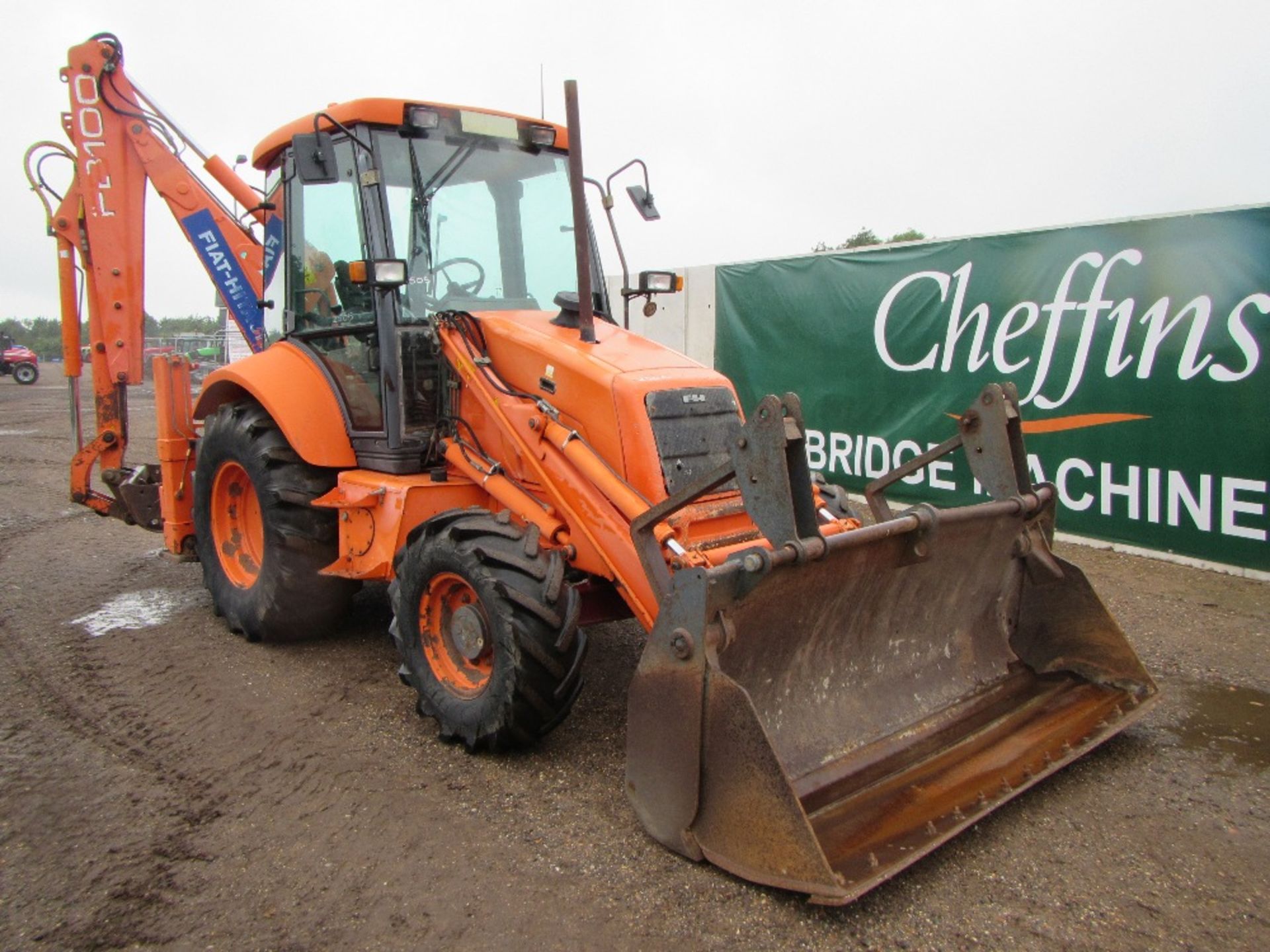 2000 Fiat FB100 Hitachi Digger Loader Reg. No. Q127 RFE Ser. No. 031027458 - Bild 3 aus 15