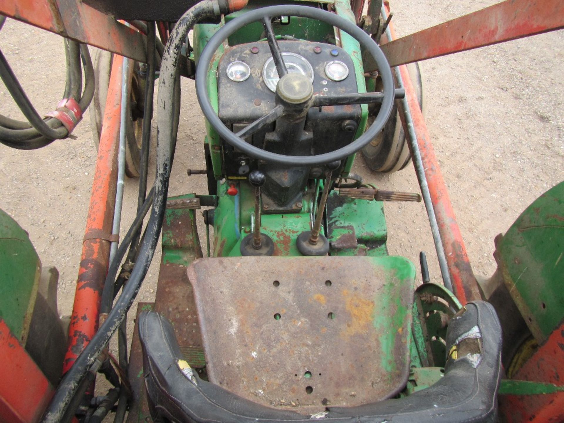 John Deere 2120 Tractor c/w loader & rear forklift - Image 10 of 10