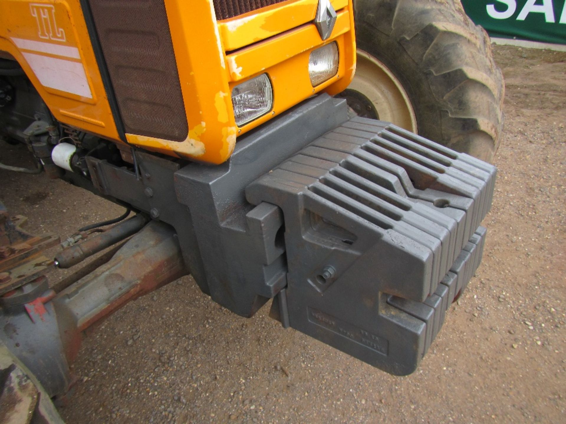 Renault 106-54 TL 4wd Tractor c/w 40k transmission, front weights Reg. No. M895 HSE - Image 4 of 18