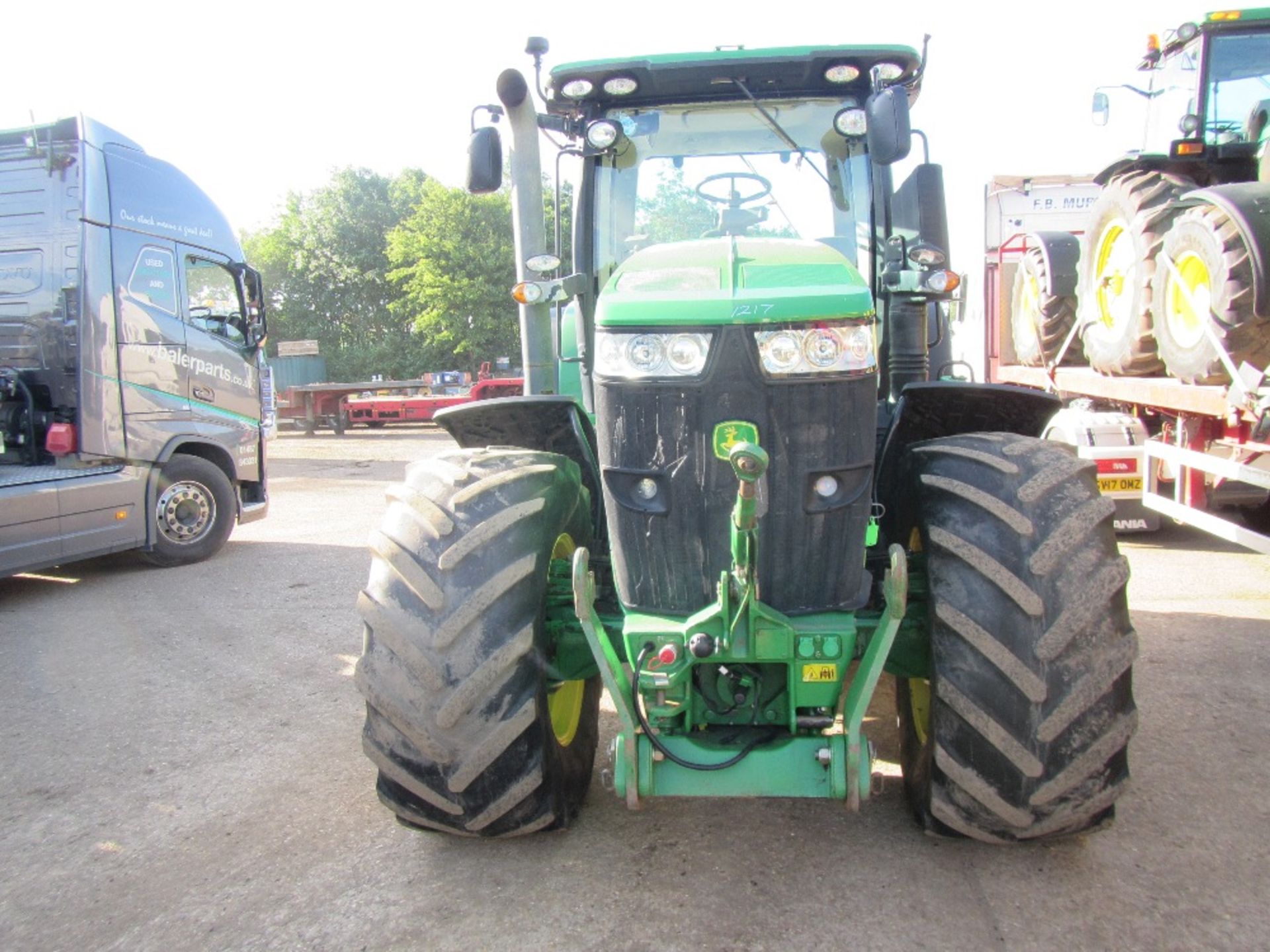 2012 John Deere 7230R 4wd Tractor c/w Auto Power, 50kph, front linkage, front pto - Image 2 of 7