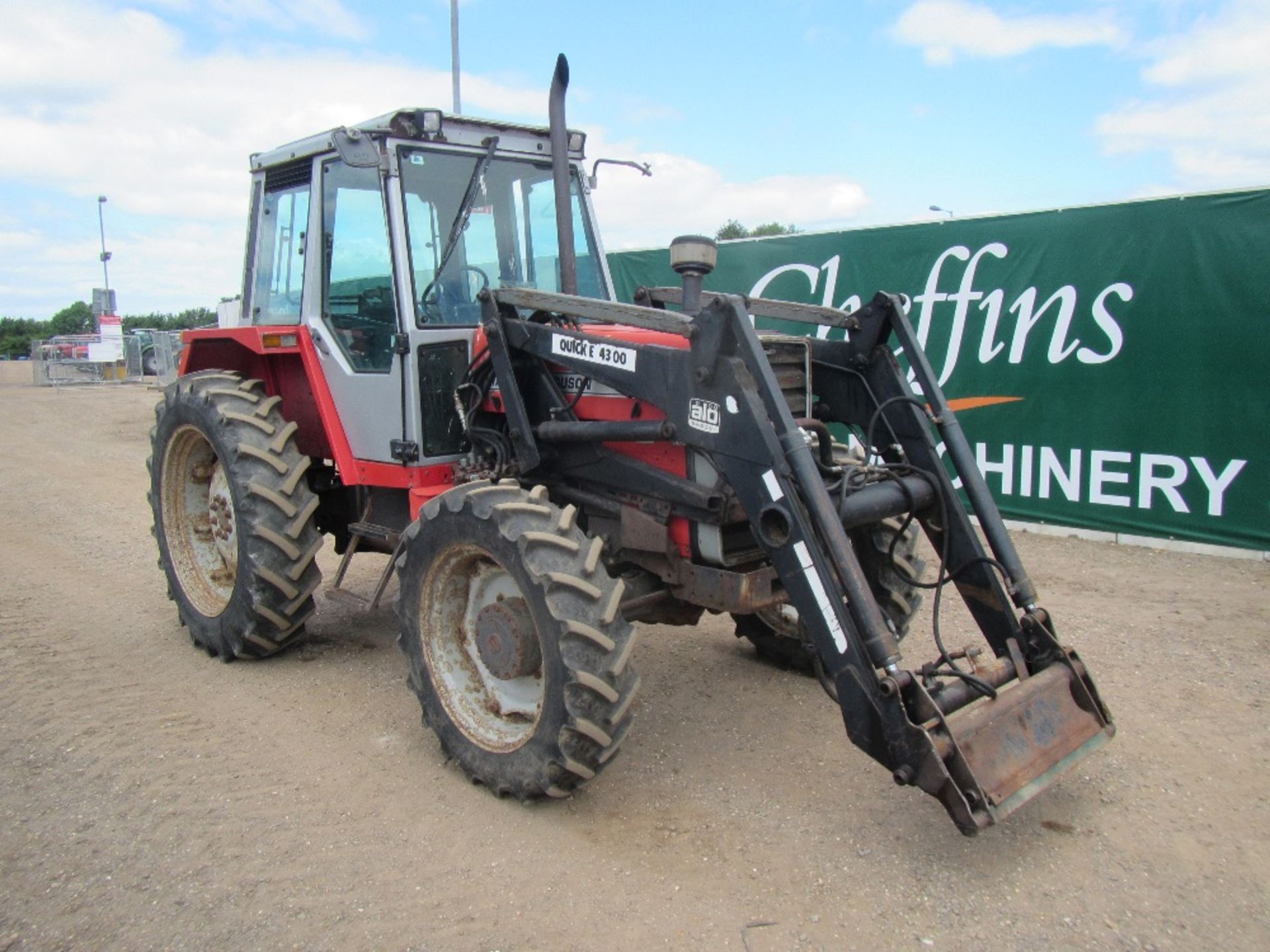 Massey Ferguson 698T 4wd Tractor c/w loader Reg. No. D531 STW - Bild 3 aus 12