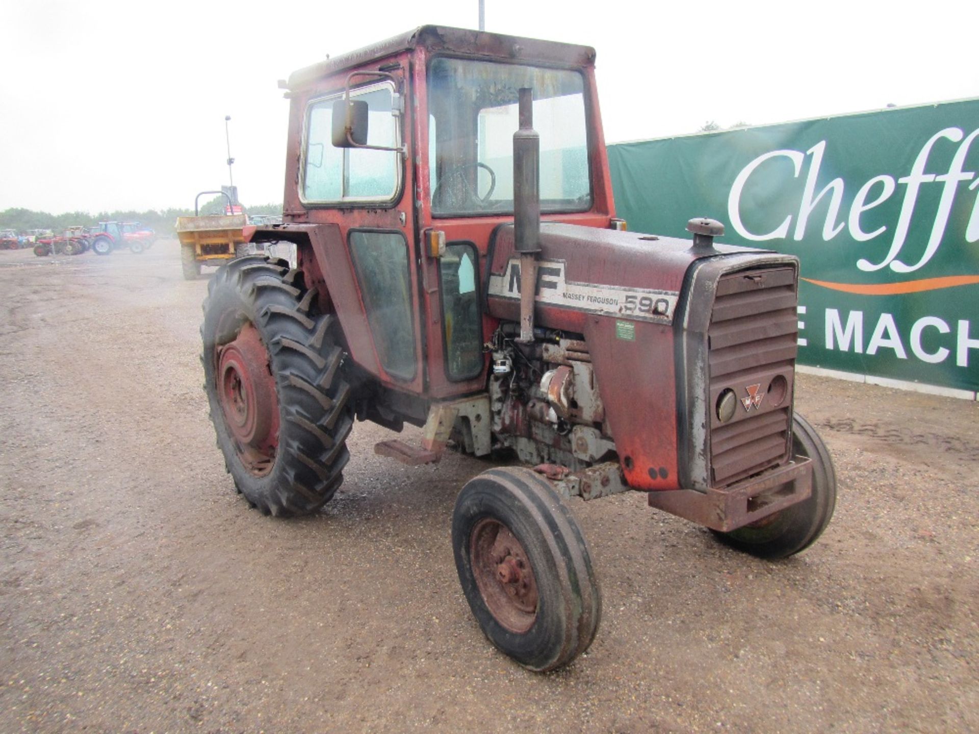Massey Ferguson 590 2wd Tractor Reg No UOD 349X Ser No 382087 - Bild 2 aus 8