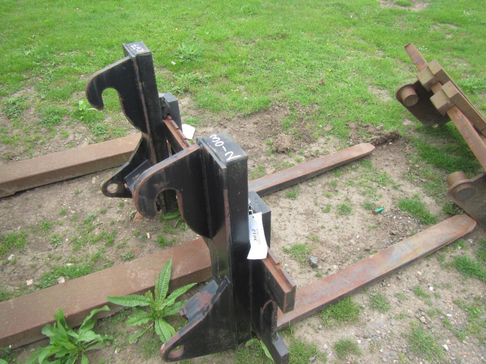 Forklift Tines on Teleporter Bracket