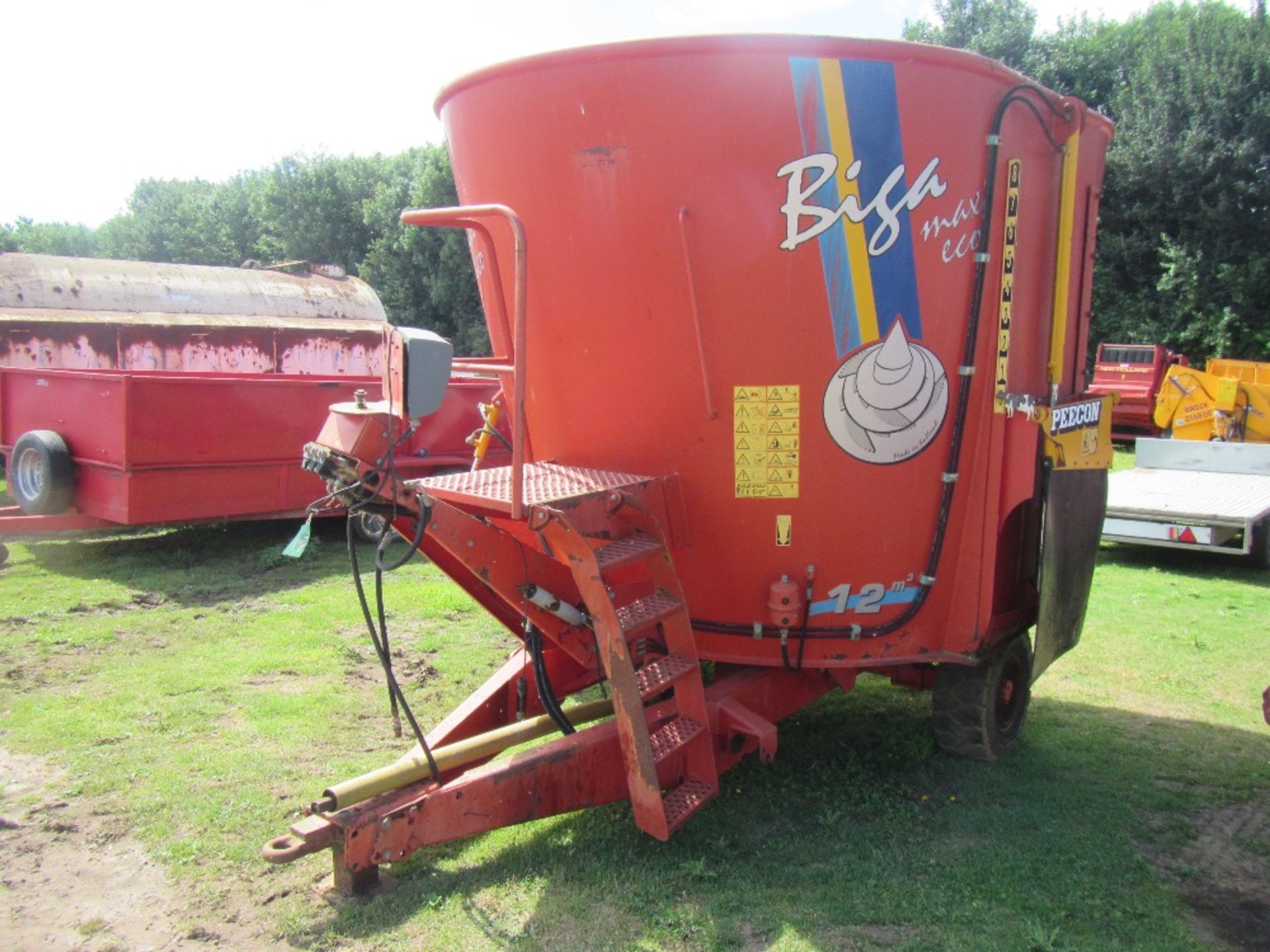 Peecon Biga Mixer Eco Tub Mixer Feed Wagon for Spares or Repairs - Image 2 of 3