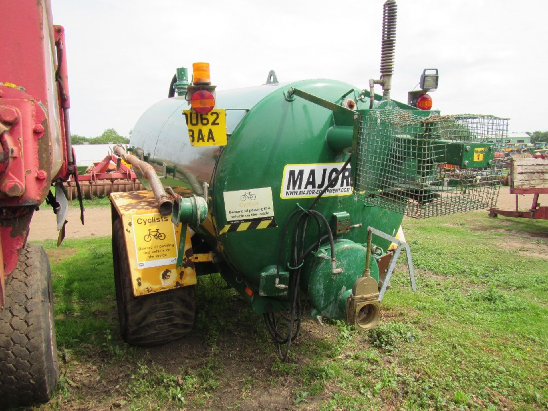 2012 Major 1700 gal Vacuum Tanker c/w dust suppression unit - Image 5 of 6