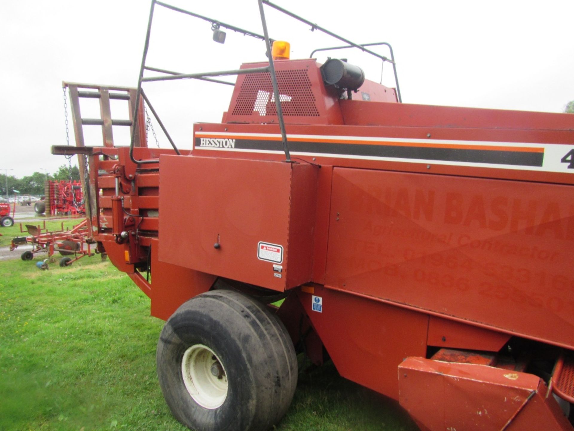 Hesston 4750 Baler c/w control box - Image 2 of 8