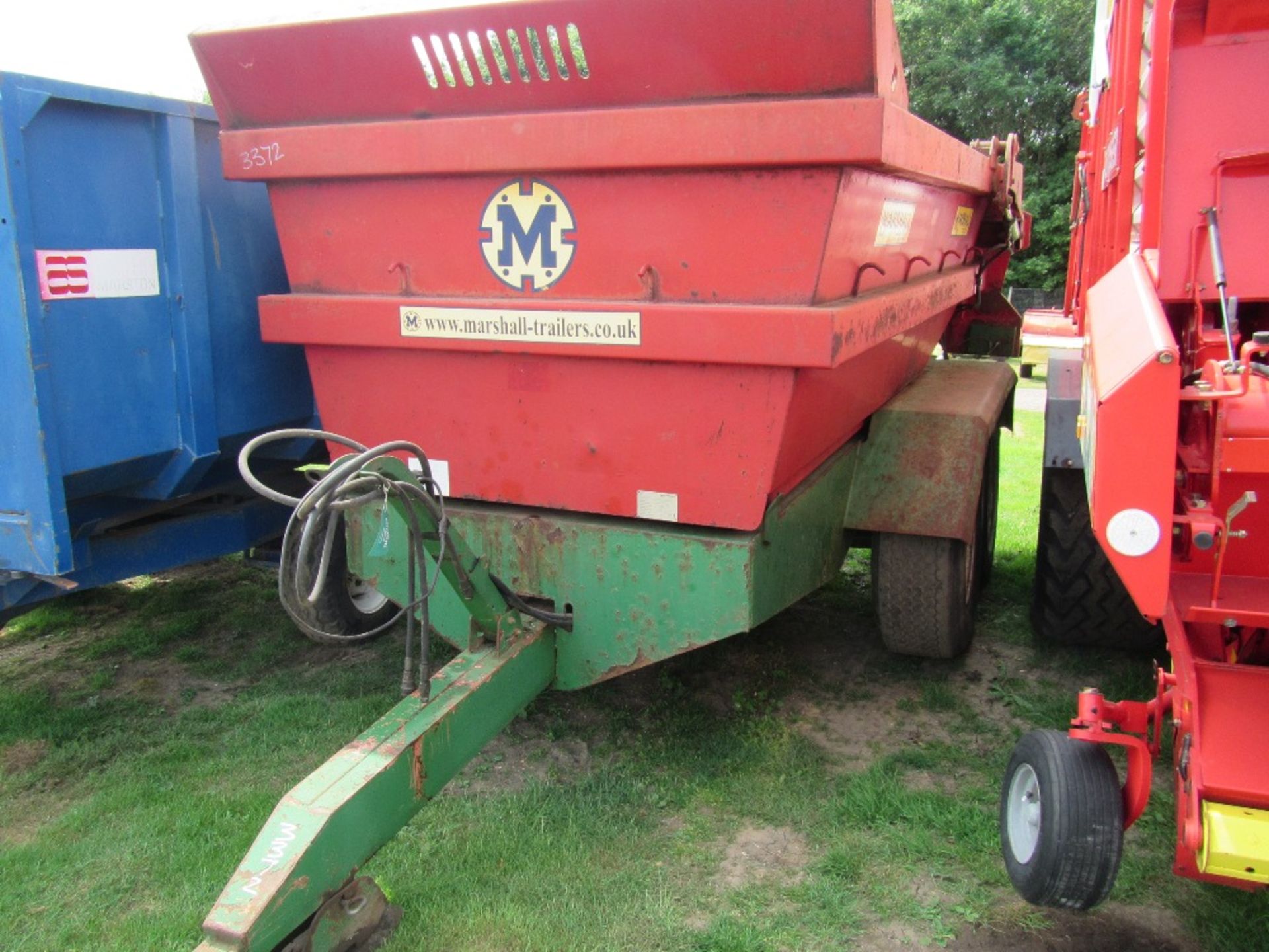 Marshall 12 Ton Dump Trailer - Image 6 of 8