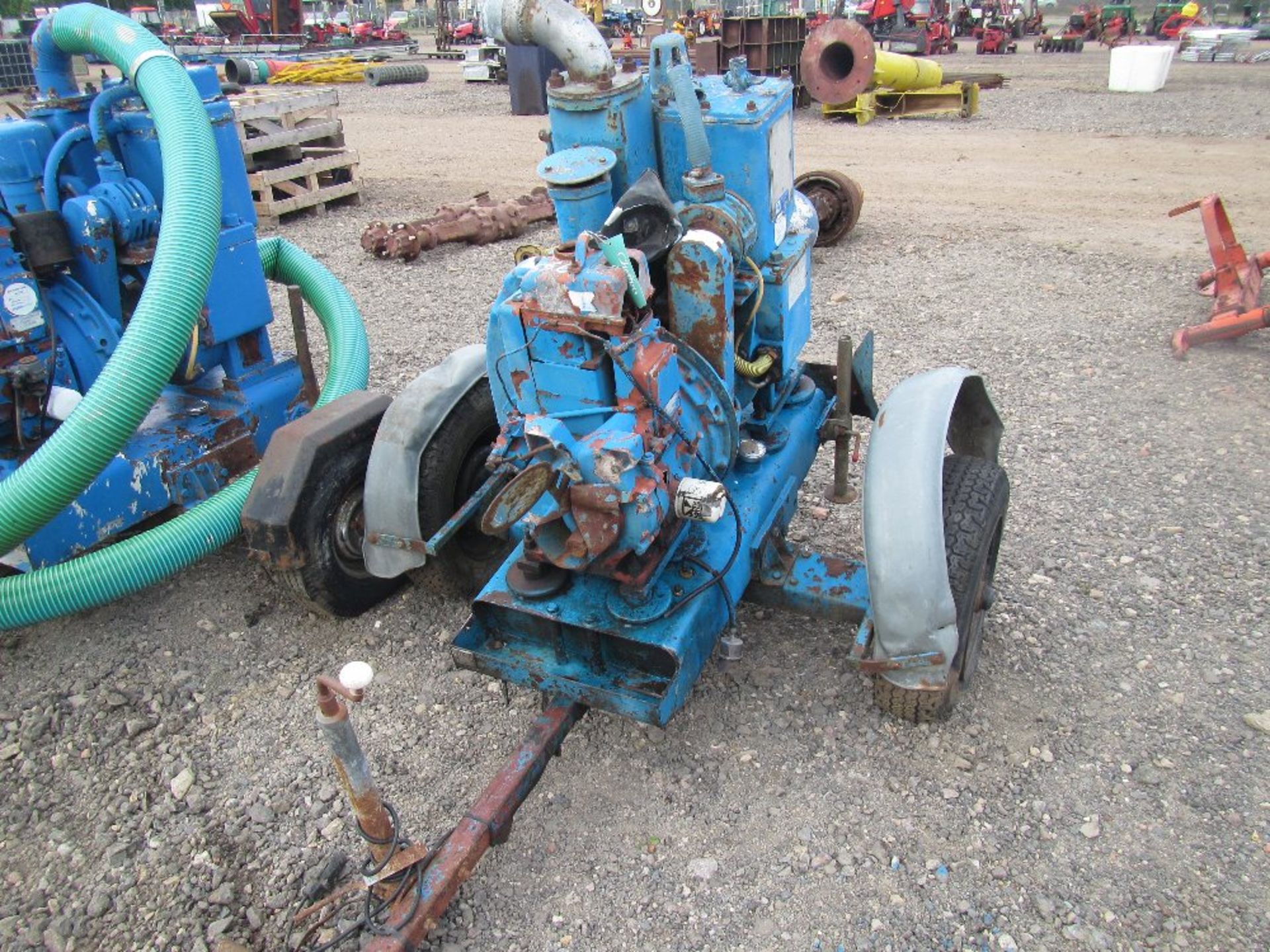Andrew Sykes Water Pump c/w Lister engine