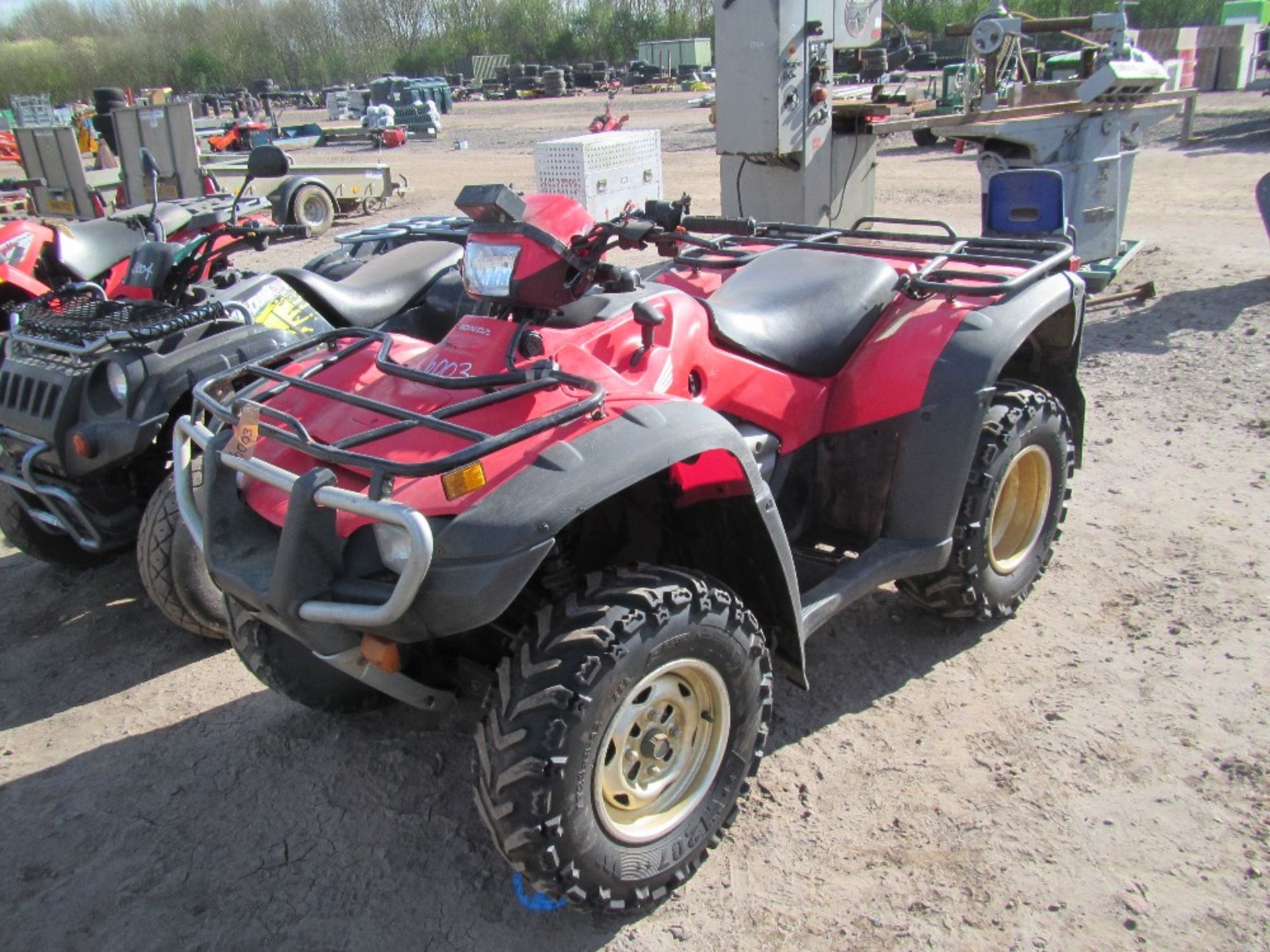 Honda TRX 500 FA6 2/4wd Auto ATV c/w V5. Road Legal. Mileage: 60801km Hours: 4155 Reg. No. AY06 FYV