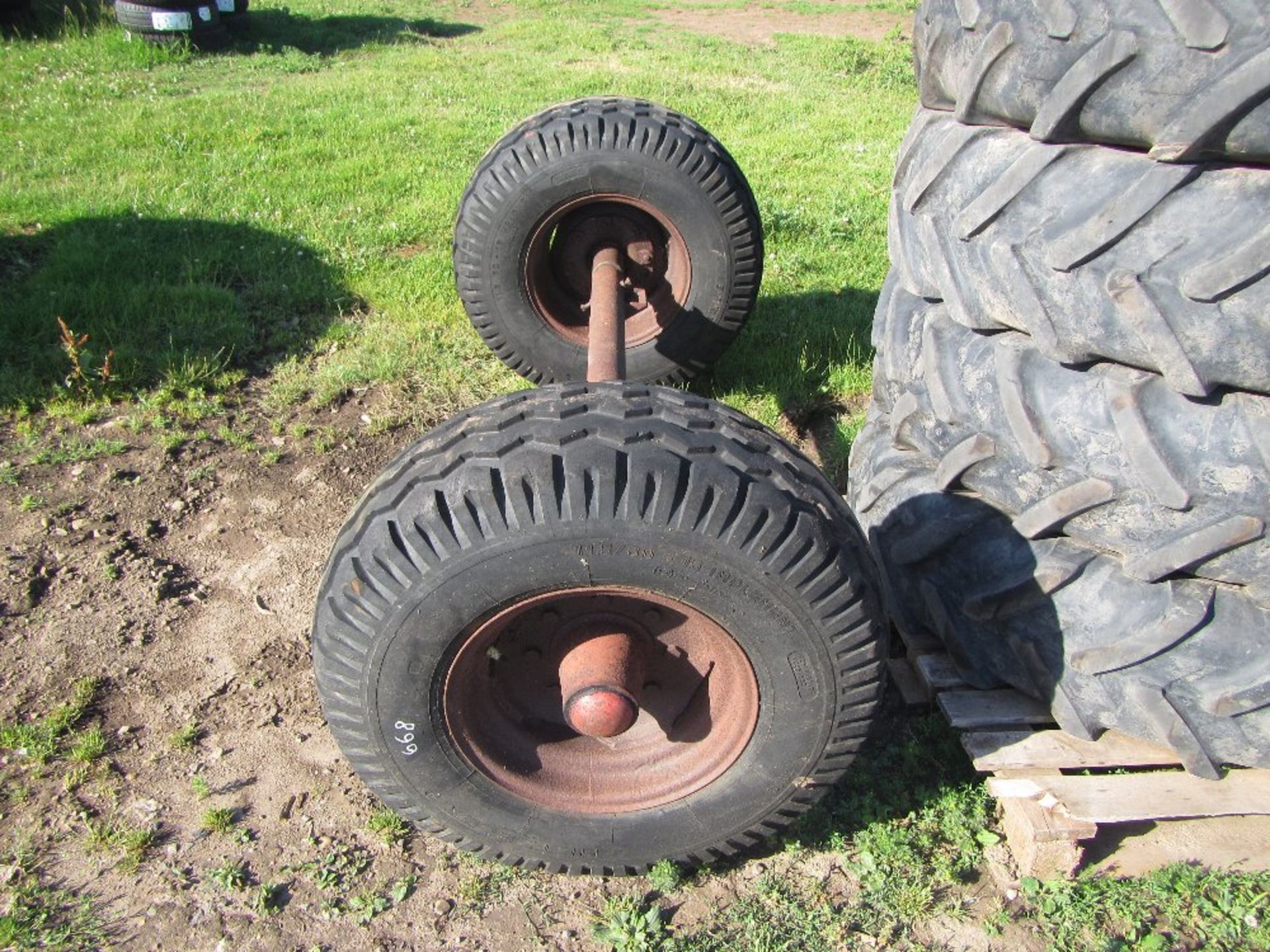 Trailer Axle c/w 15in wheels