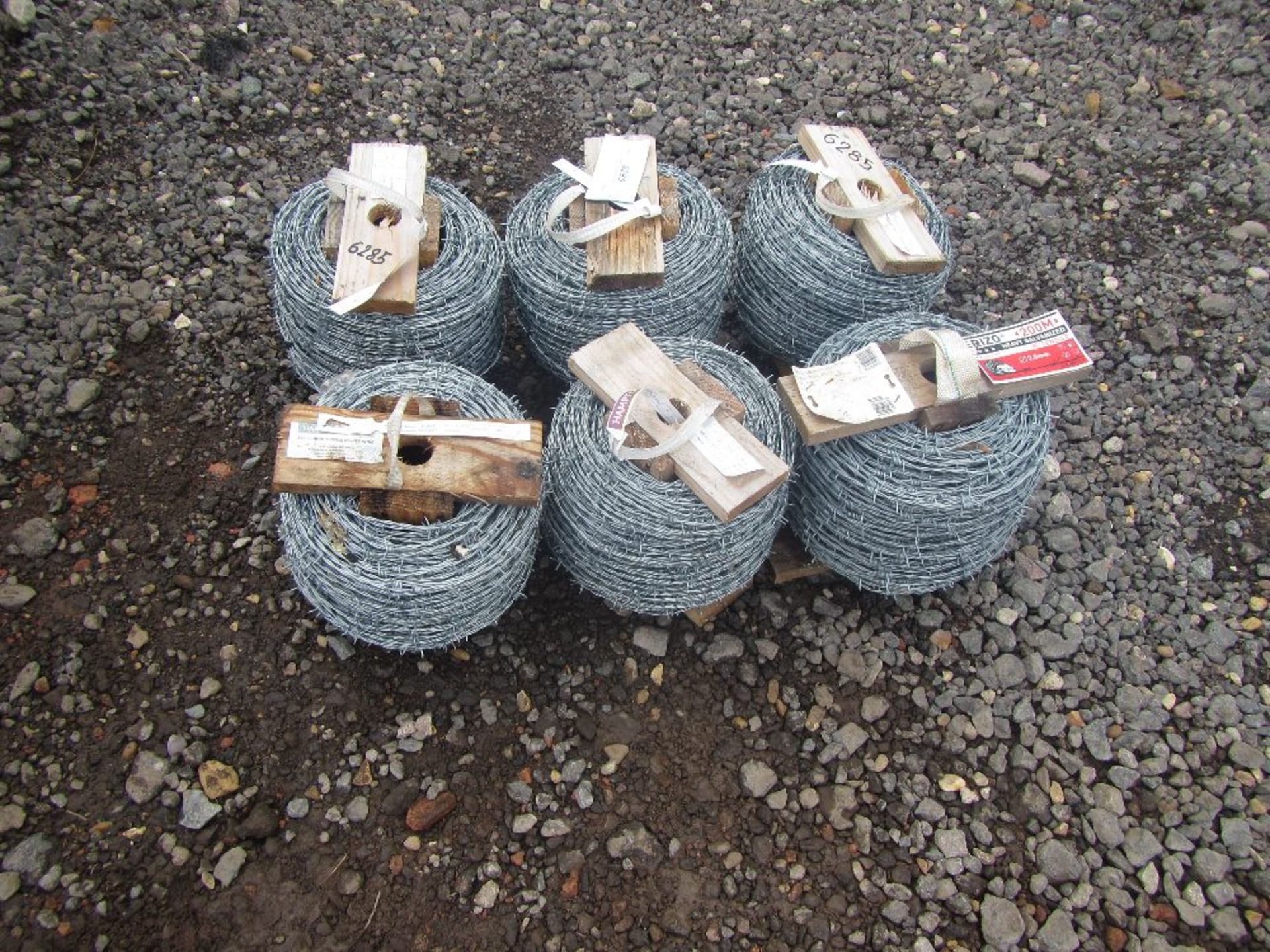 6no. Rolls of Barbed Wire