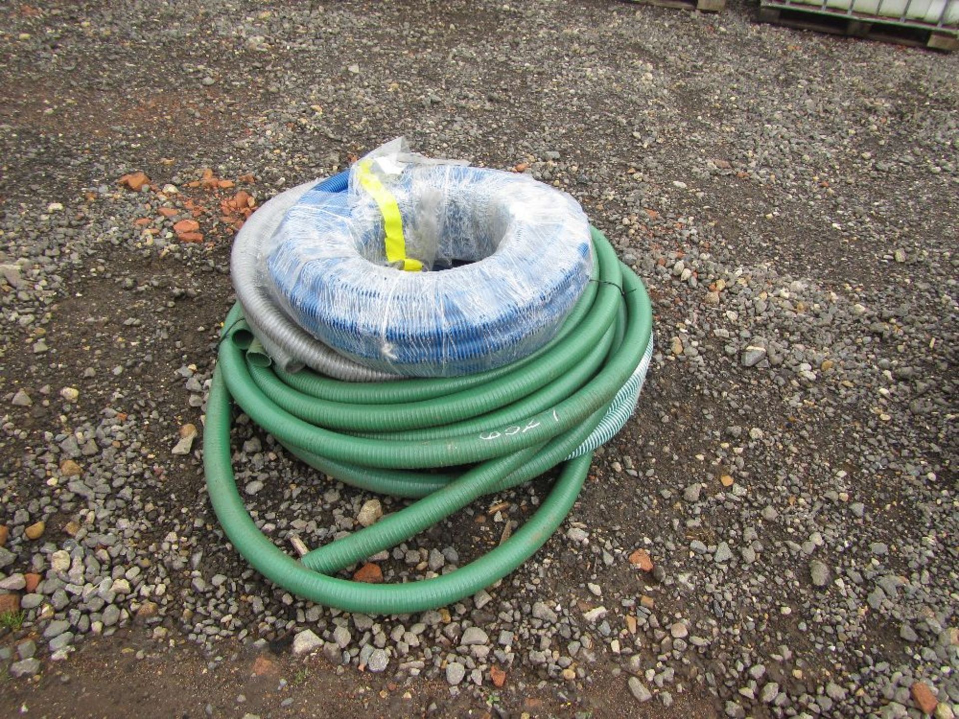 Qty of 2in Suction Hose (blue/green/grey)