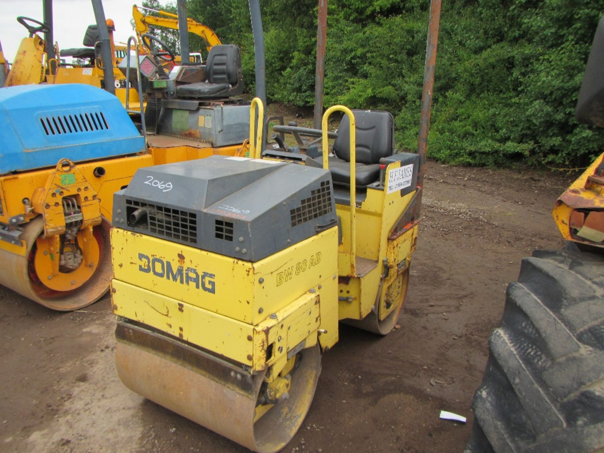 Bomag BW 80 AD Double Drum Ride on Vibrating Roller