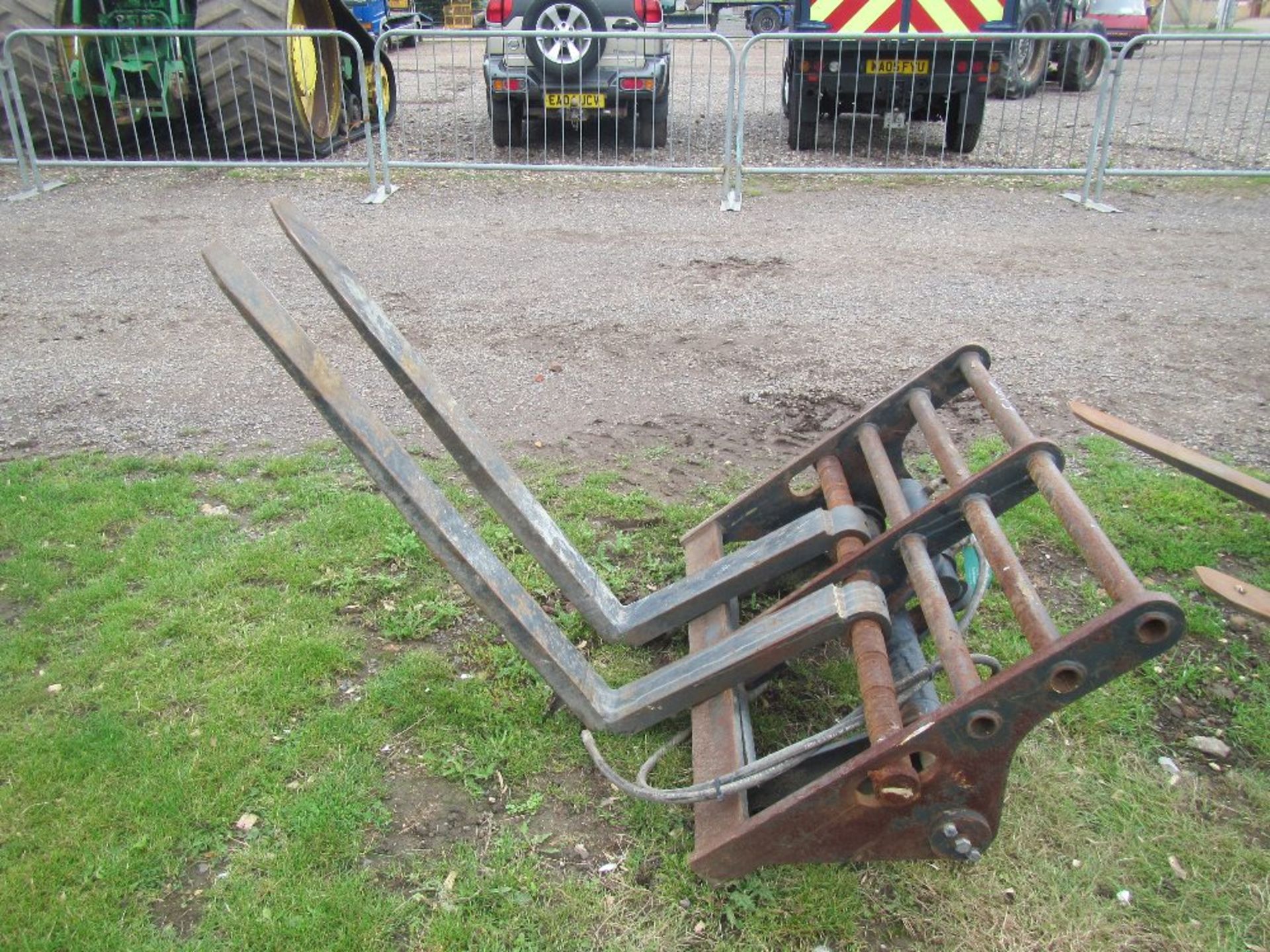 Telehandler Forks c/w headstock - Image 3 of 5