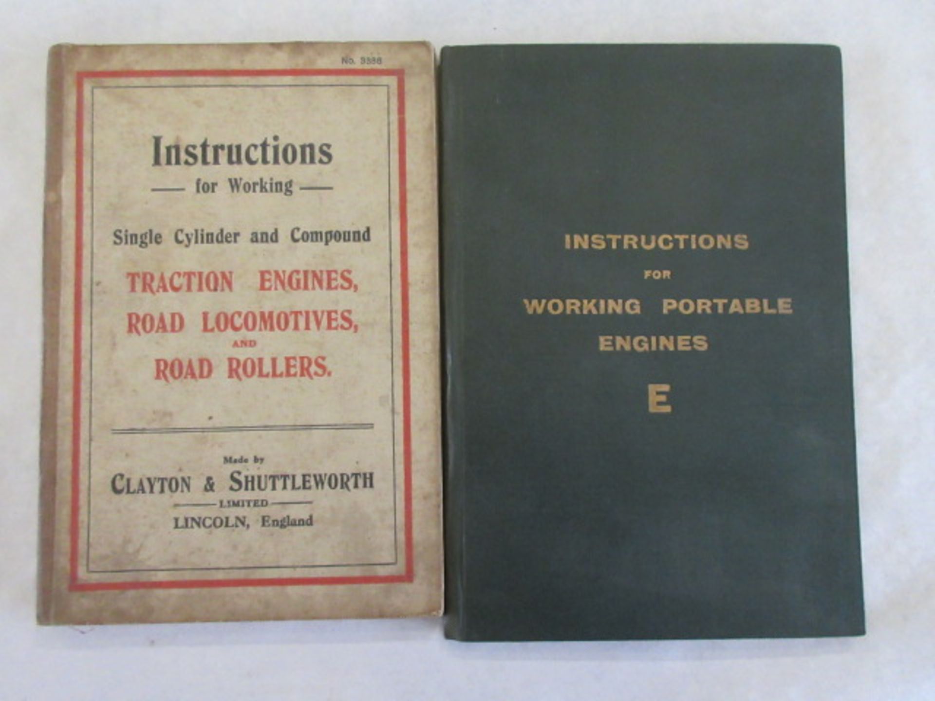 Clayton & Shuttleworth instructions for working single cylinder and compound engines t/w