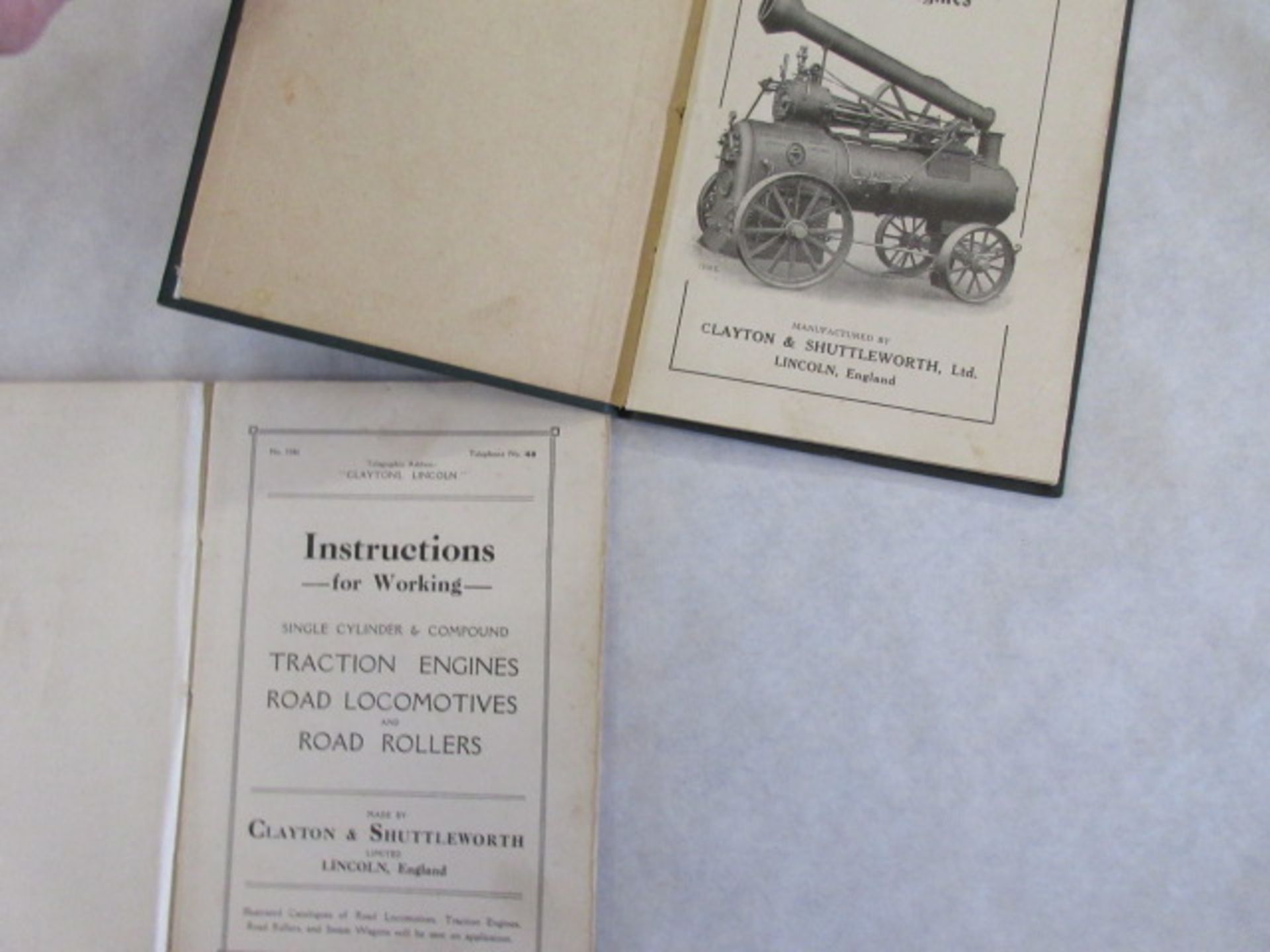 Clayton & Shuttleworth instructions for working single cylinder and compound engines t/w - Image 3 of 4