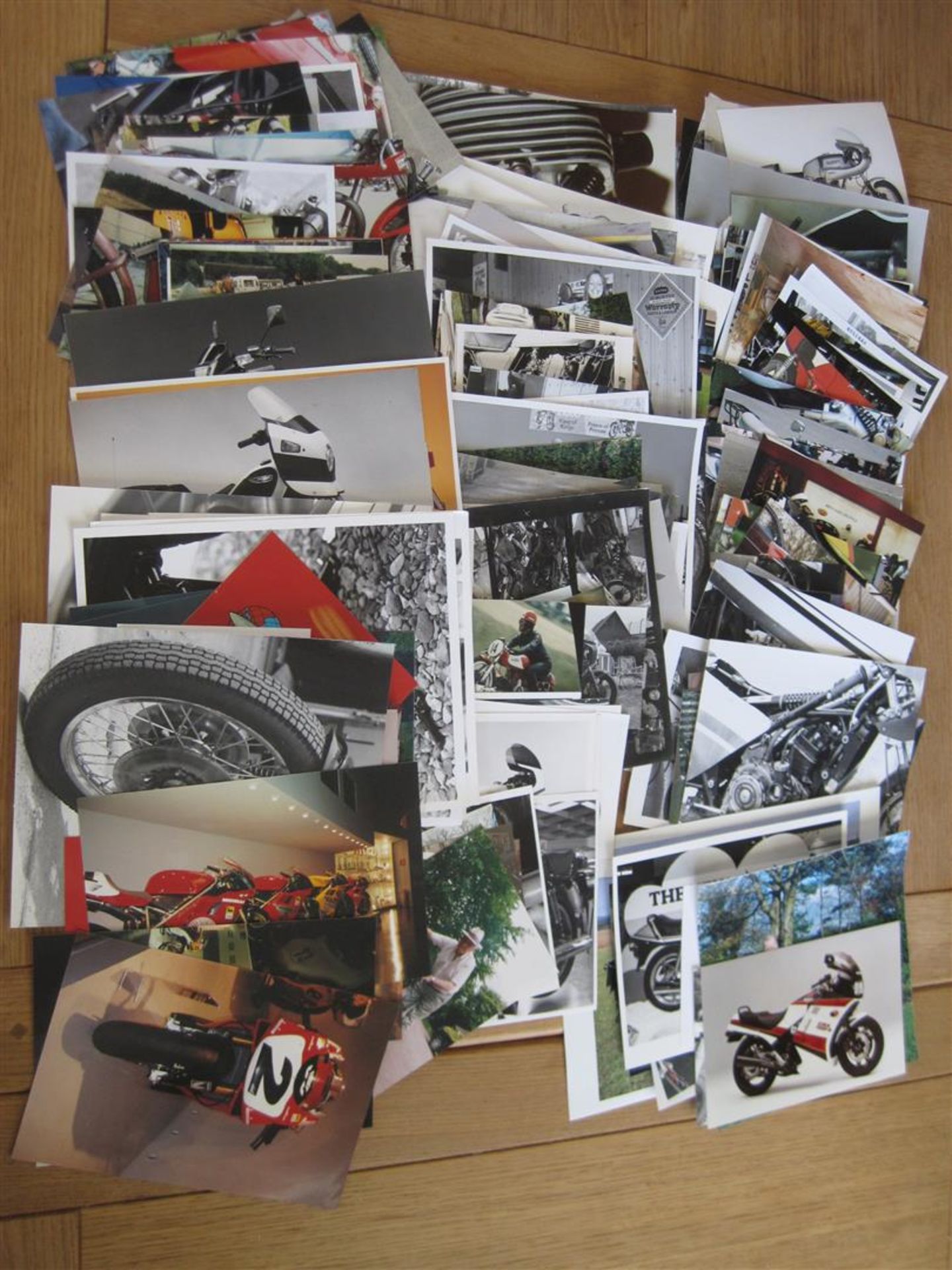 Large quantity of Mick Walker and others motorcycle photos, all types, many used in Mick's books and