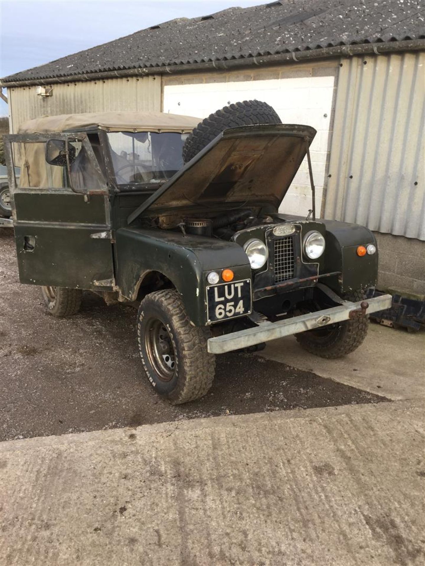 1955 86ins Land Rover Reg. No. LUT 654 Chassis No. 57105527 In the same ownership since 1986 and