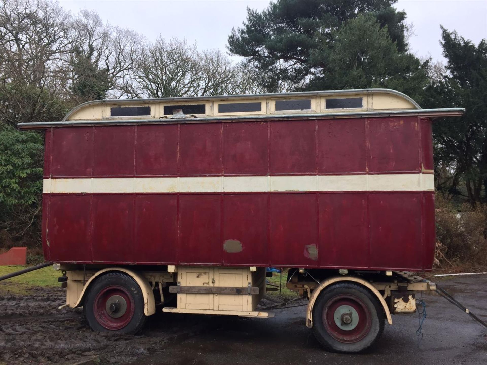 Aluminium clad timber frame living wagon understood to have been built in 1934 by Thomas's of - Image 10 of 10