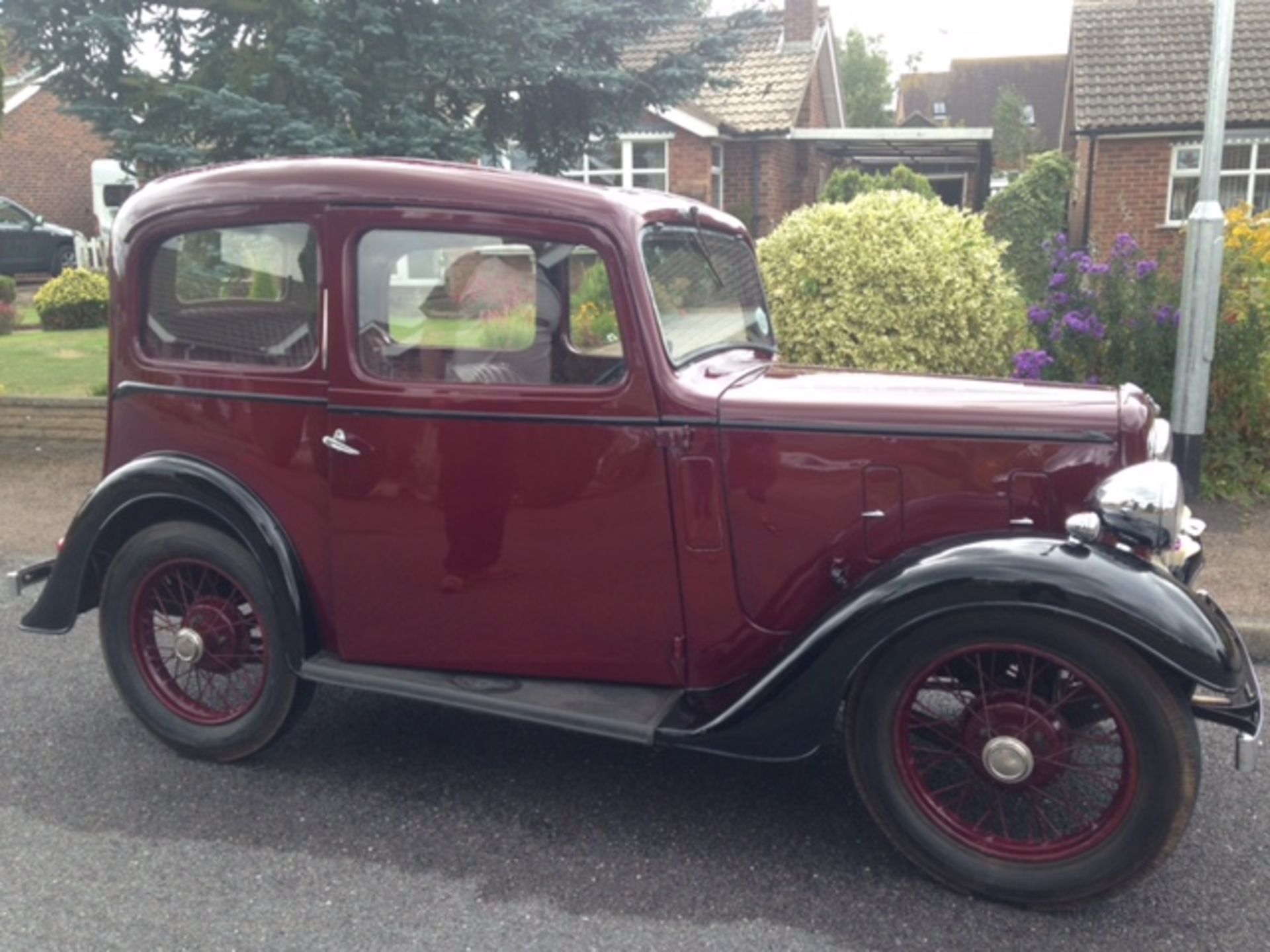 1938 Austin Seven Ruby Deluxe Reg. No. GL 4558 Chassis No. 267392 - Image 3 of 5