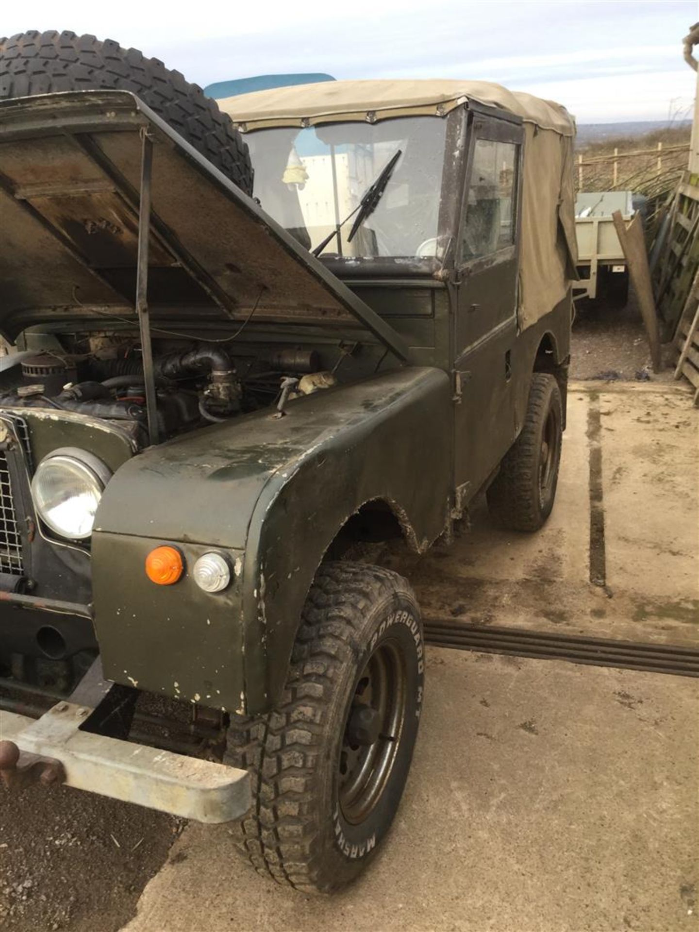 1955 86ins Land Rover Reg. No. LUT 654 Chassis No. 57105527 In the same ownership since 1986 and - Image 7 of 7