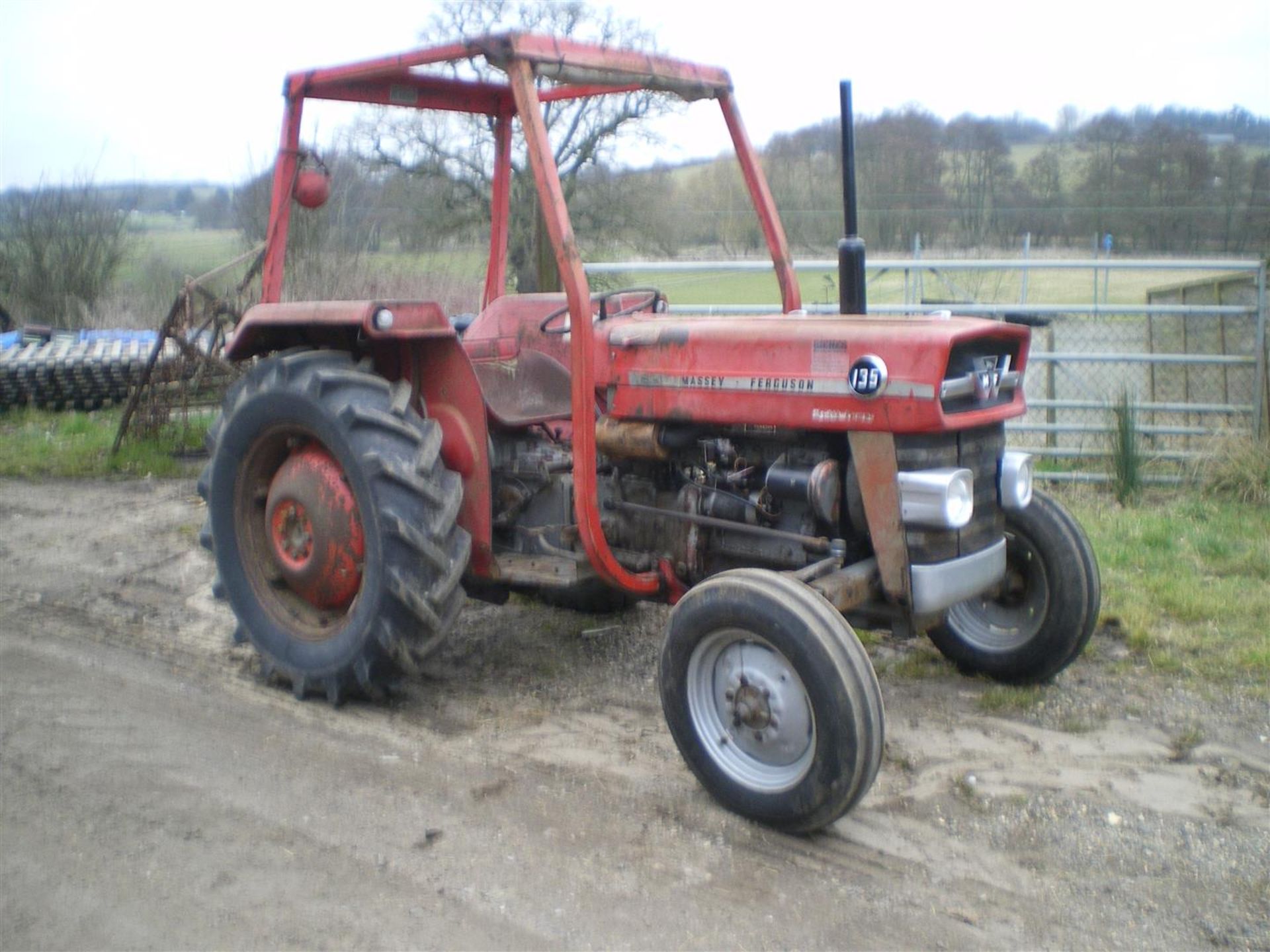 Massey Ferguson 135 Multi Power 3cylinder Diesel Tractor A Straight Axle Engine And Clutch Just