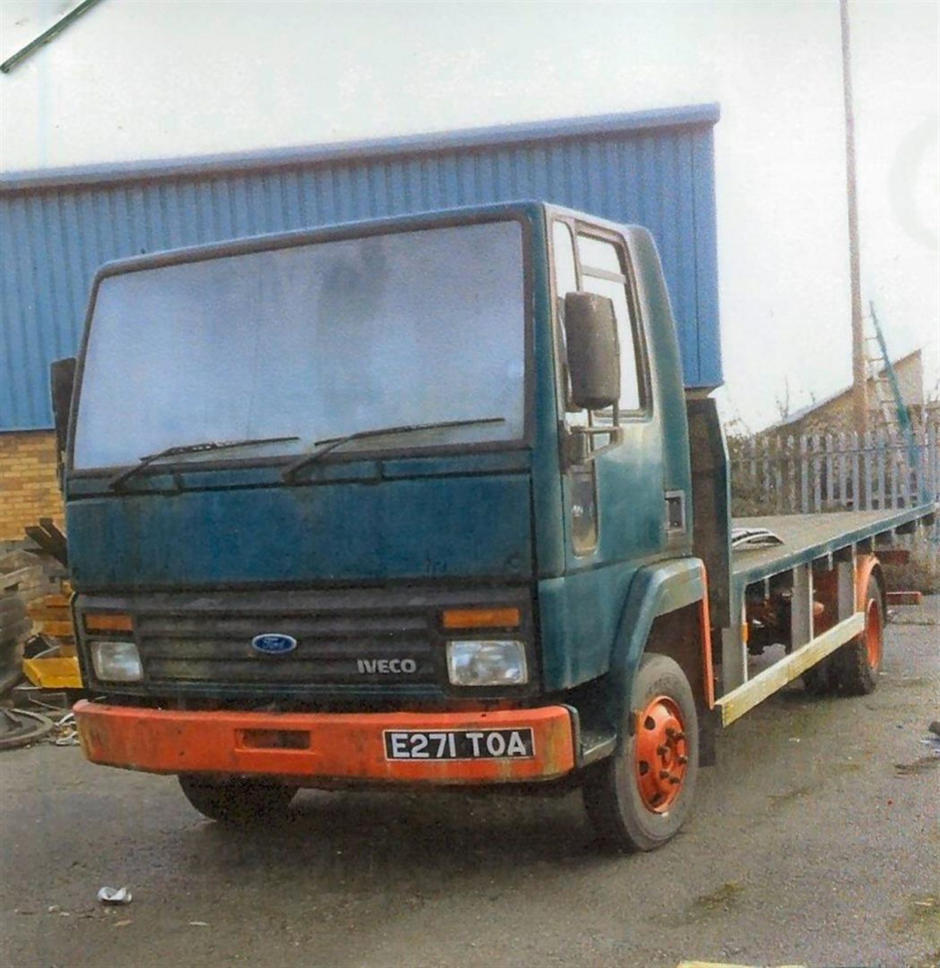 1987 Ford Cargo 0813 Flatbed Lorry Reg. No. E271 TOA Chassis No. SBCCXXCCDCHJ88295 The six