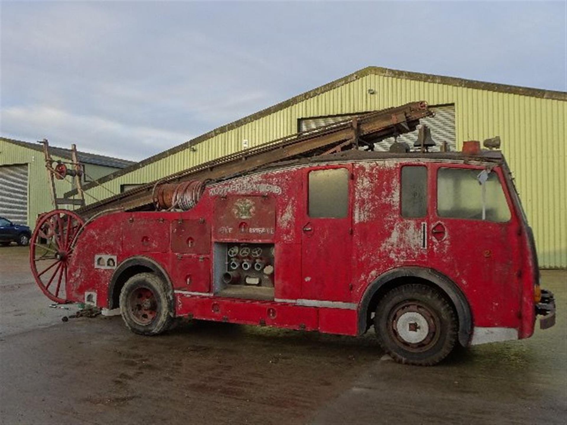 Dennis Fire Engine Reg. No. GET 666 (expired) Ex Rotherham County Council and complete with escape - Image 2 of 2