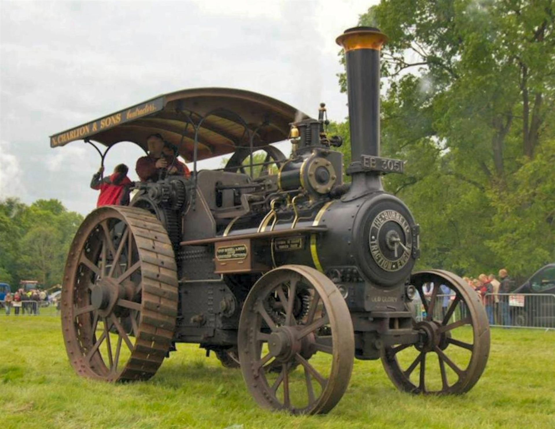 1901 Burrell 7nhp General Purpose Traction Engine No. 2421. Reg no. EB 3051. Single cylinder. Rear