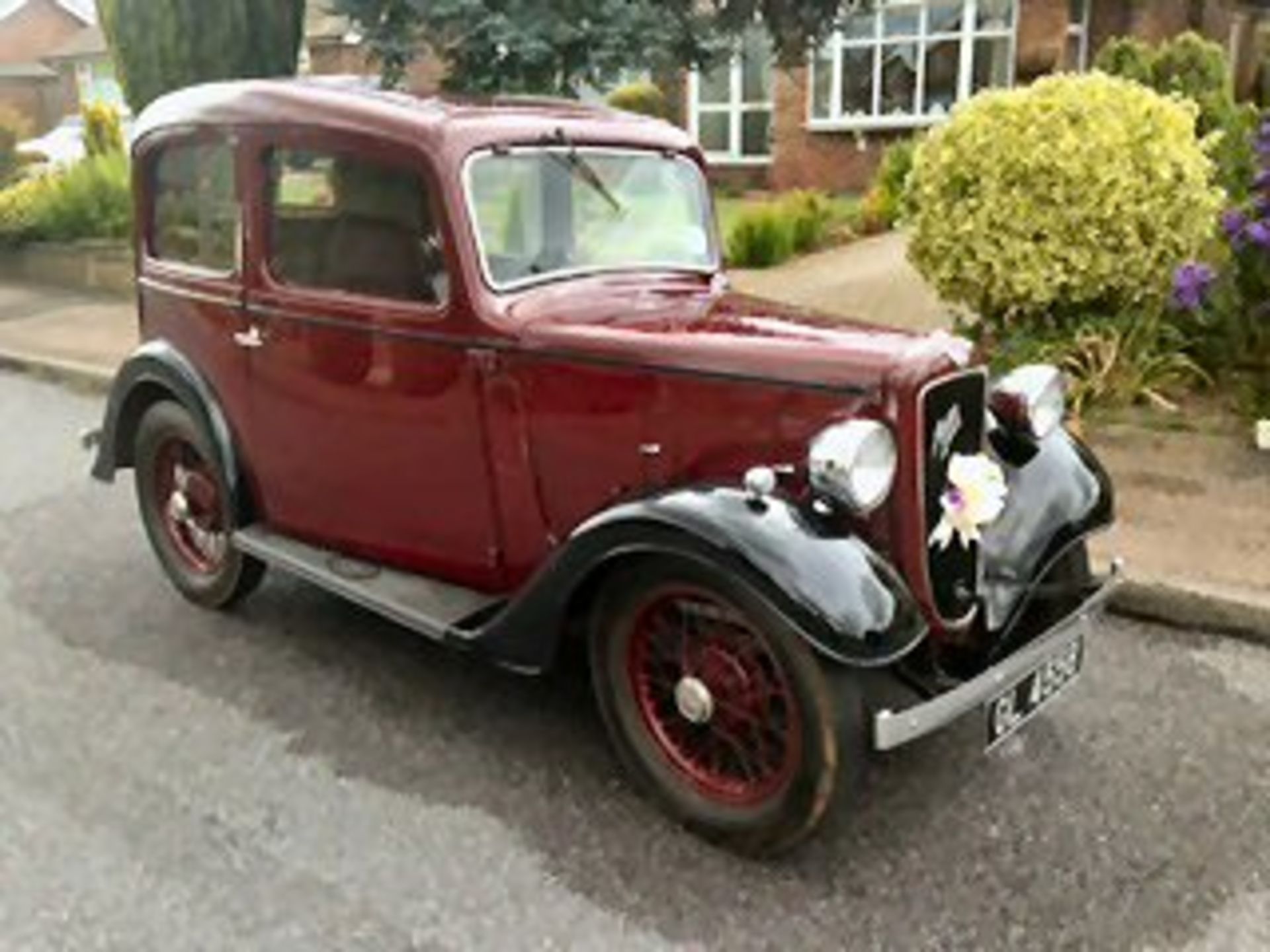 1938 Austin Seven Ruby Deluxe Reg. No. GL 4558 Chassis No. 267392