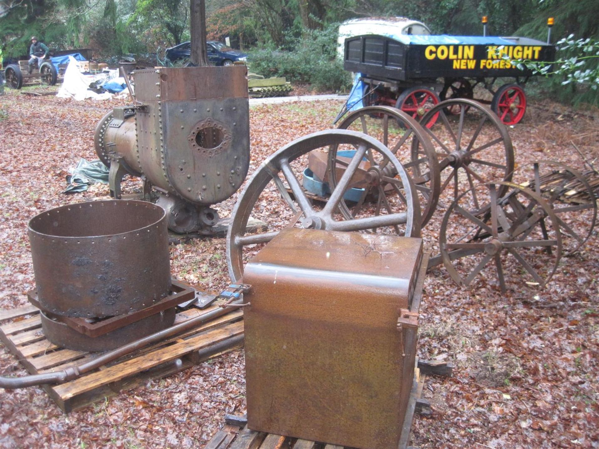 Robey Portable Steam Engine. No 15596. Built 1895. Single Cylinder. In the late 19th and early - Image 6 of 7