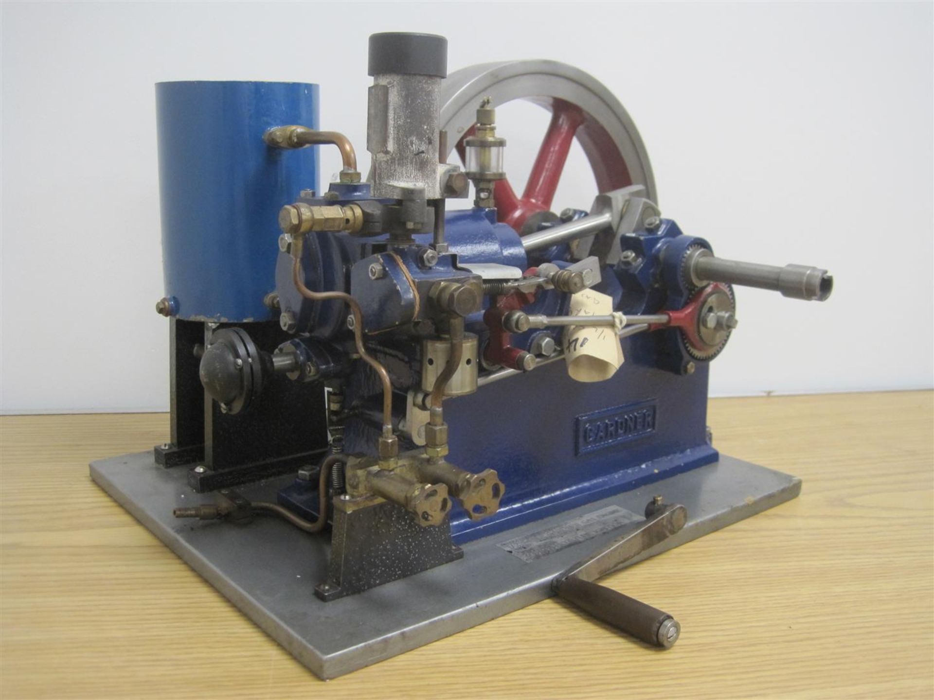 Alyn Foundry 1/2 scale Gardner Size 0 hot bulb gas engine complete with starting handle, water - Image 2 of 3