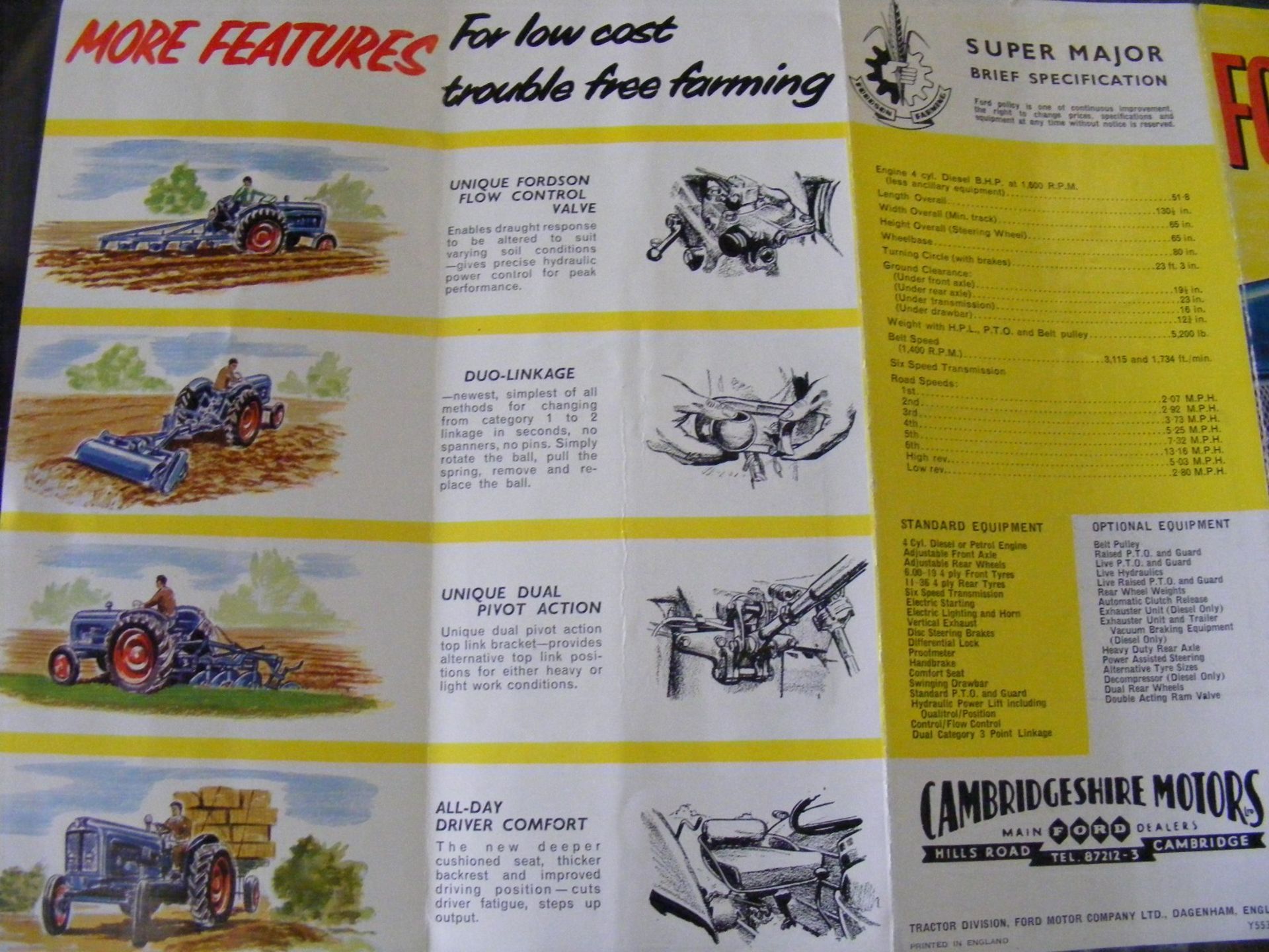 Fordson Super Major leaflets - Image 3 of 4