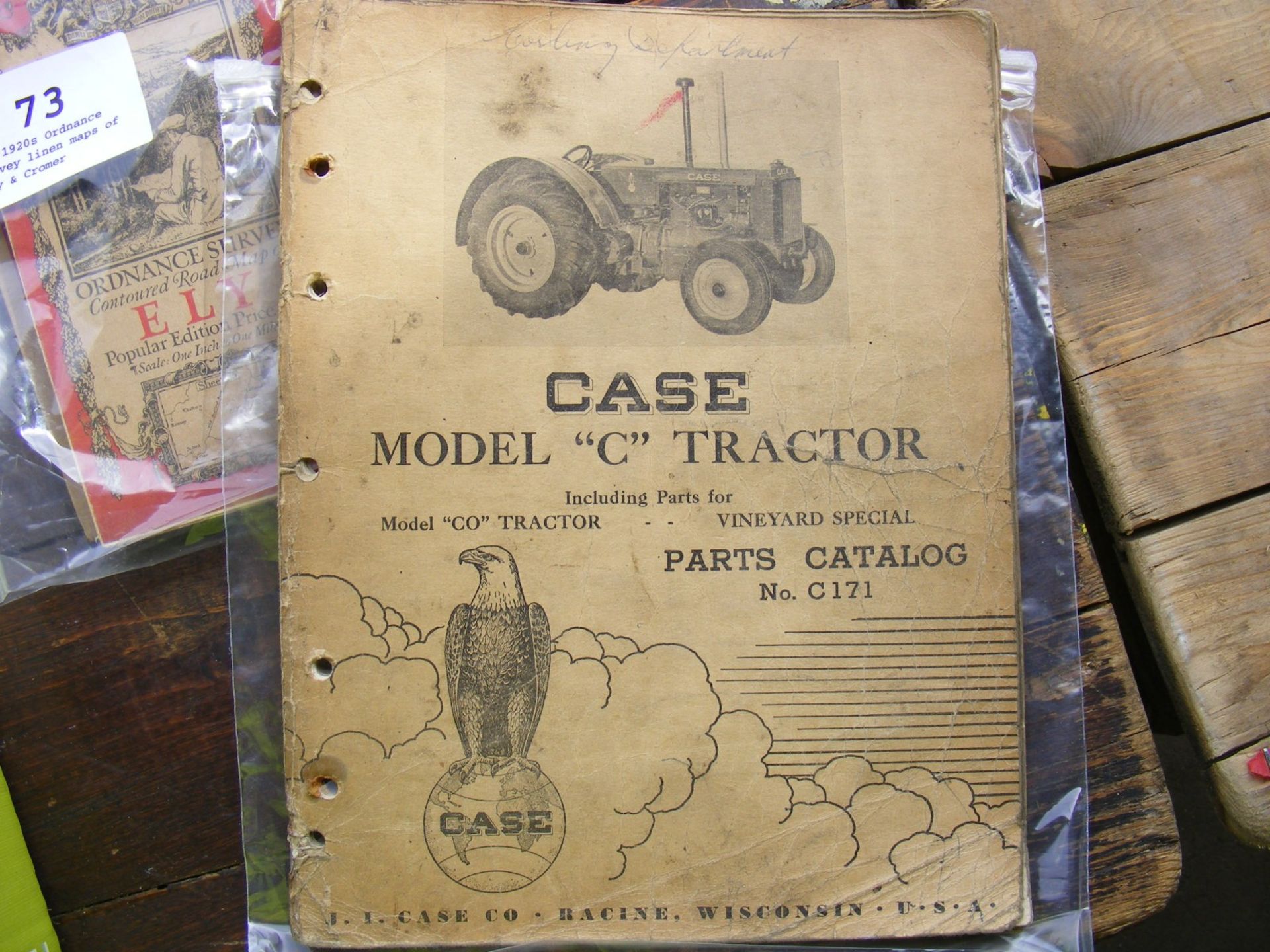 Case Model 'C' 1930s catalogue