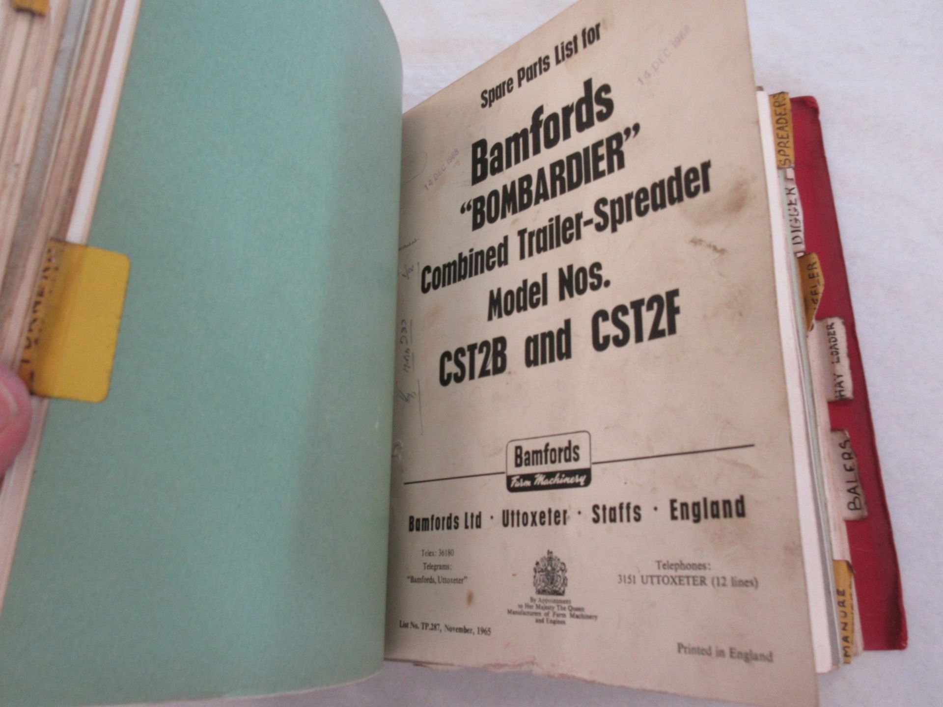 Bamford Farm Machinery catalogue - Image 3 of 4