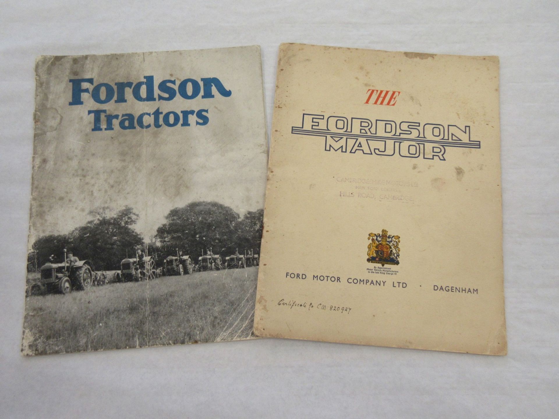Fordson Major and Fordson Tractor leaflets (2)