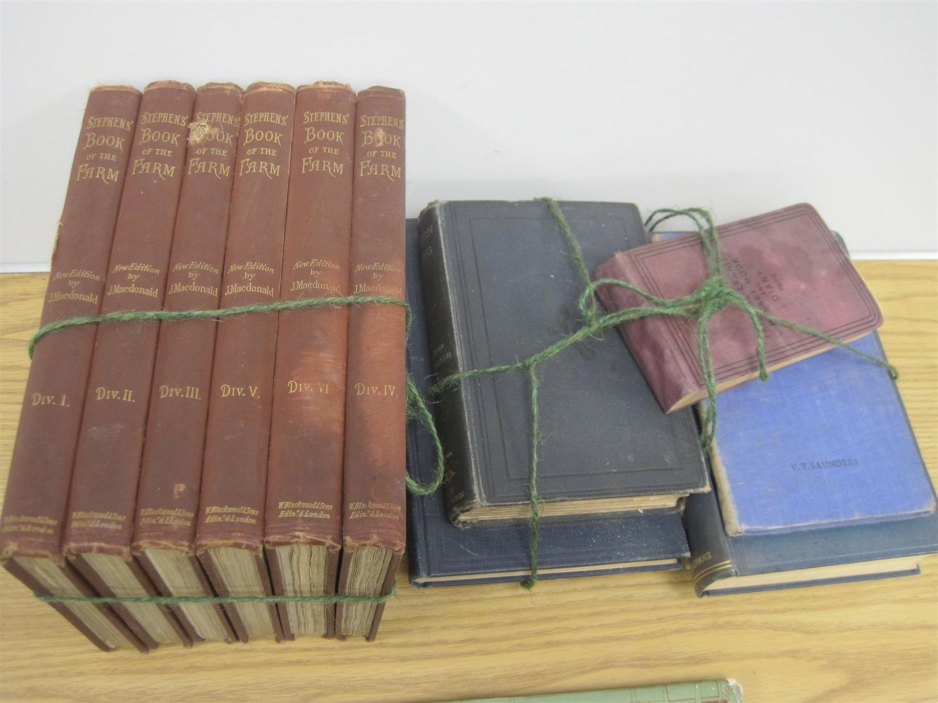 Stephens Book of the Farm Vol's 1-6, various engineering volumes (12)