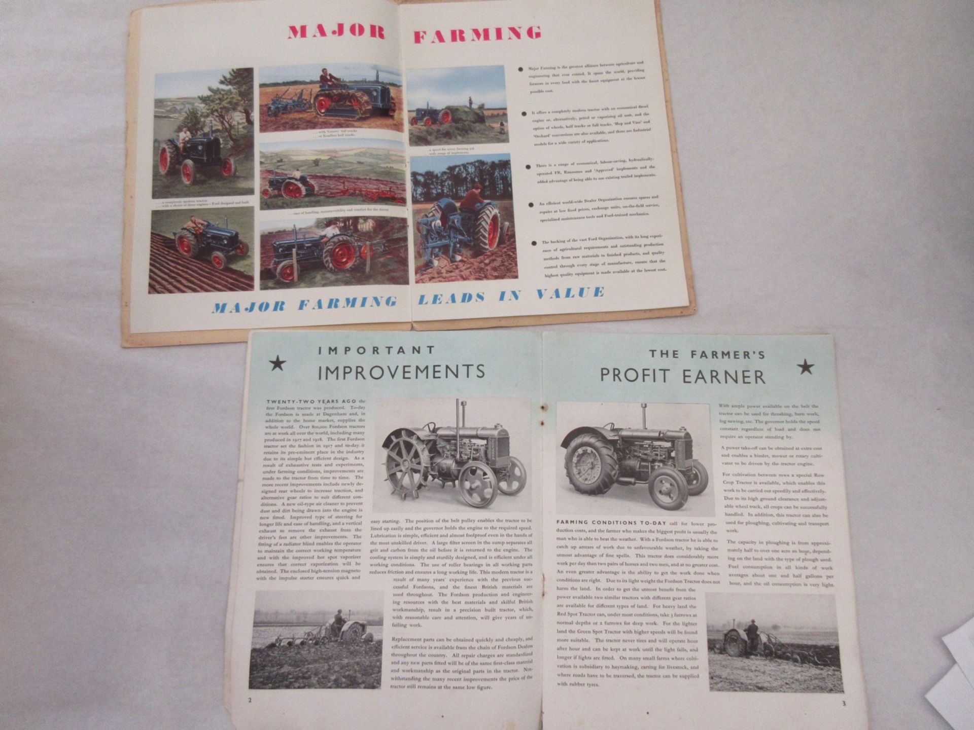 Fordson Major and Fordson Tractor leaflets (2) - Image 2 of 2