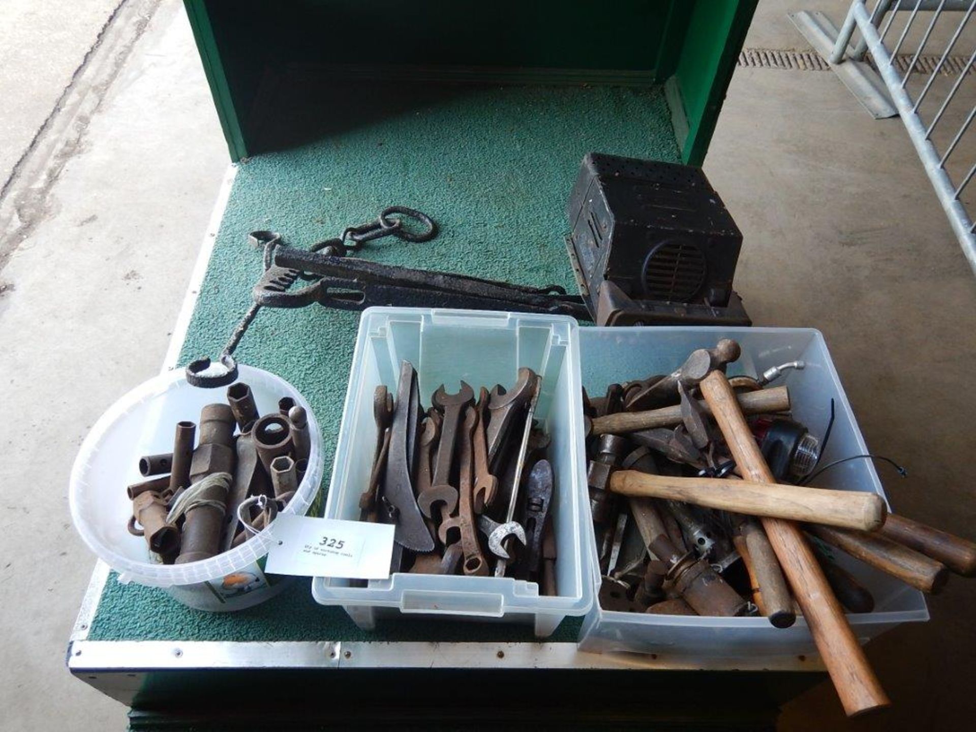 Qty of workshop tools and spares