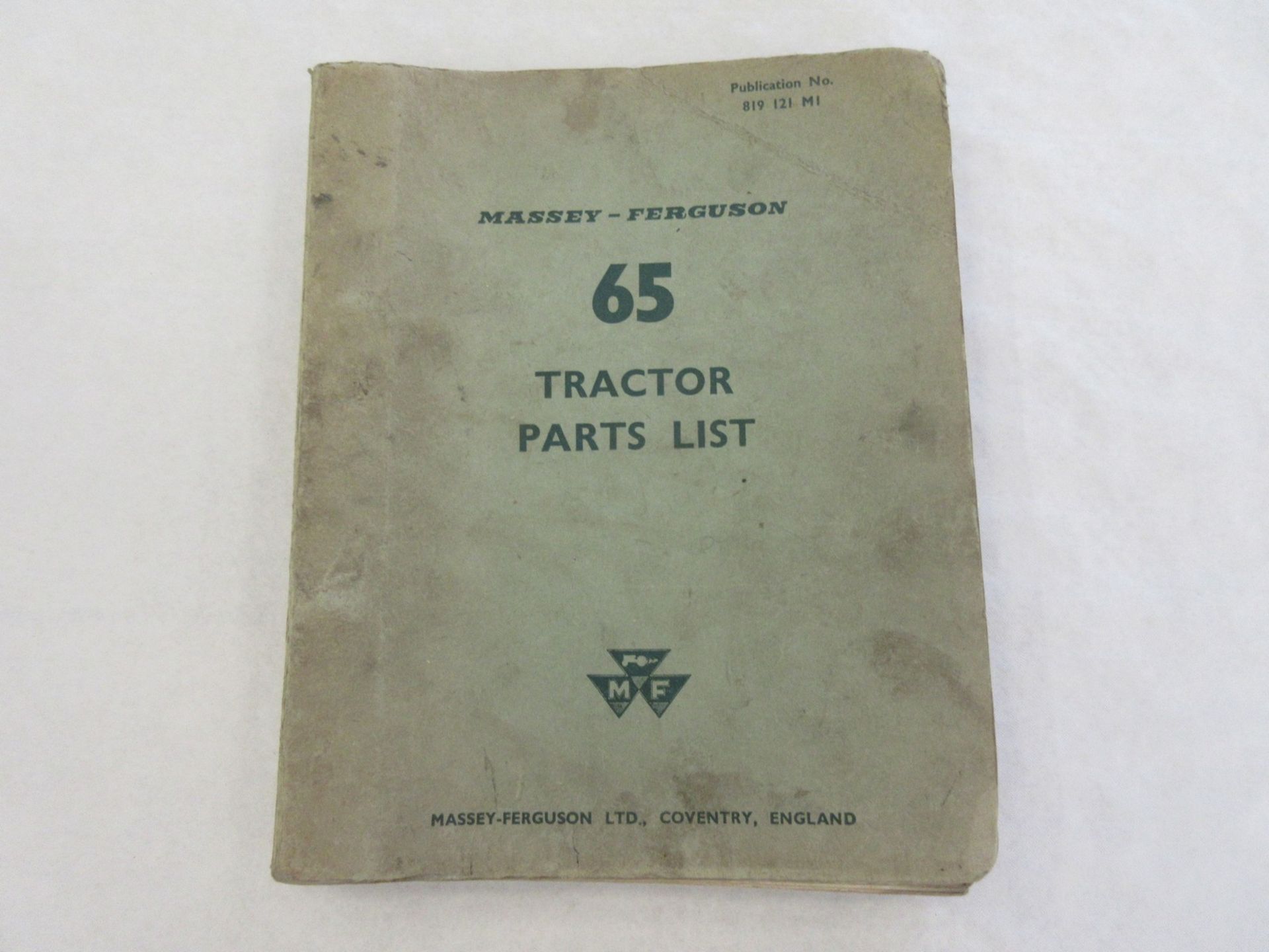 Massey Ferguson MF65 manual