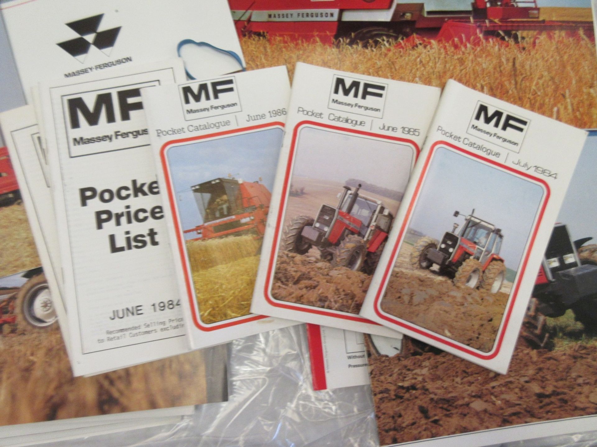 Massey Ferguson tractor, combine brochure, pocket catalogues etc 1980s - Image 2 of 2