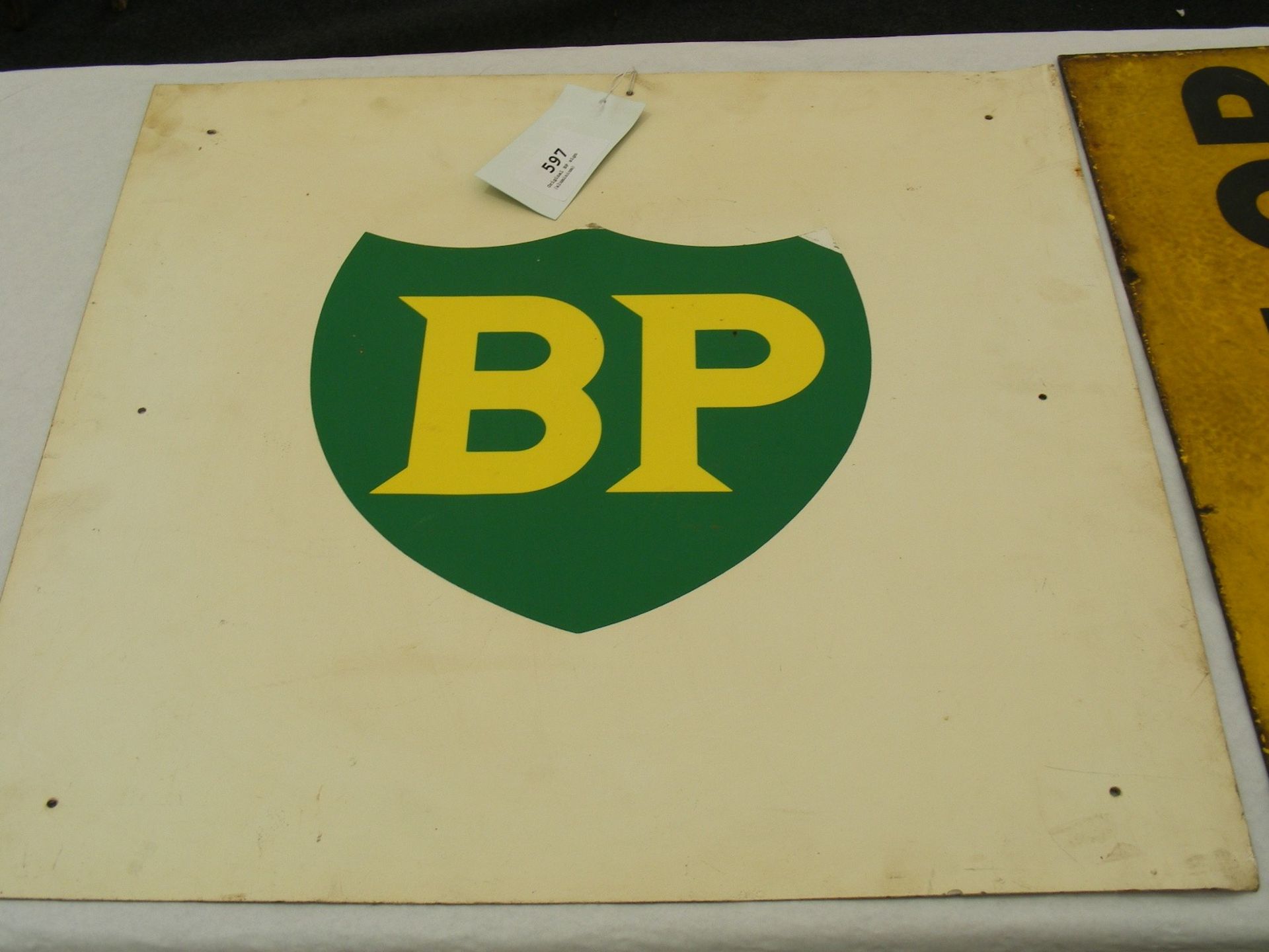Original BP sign (aluminium)