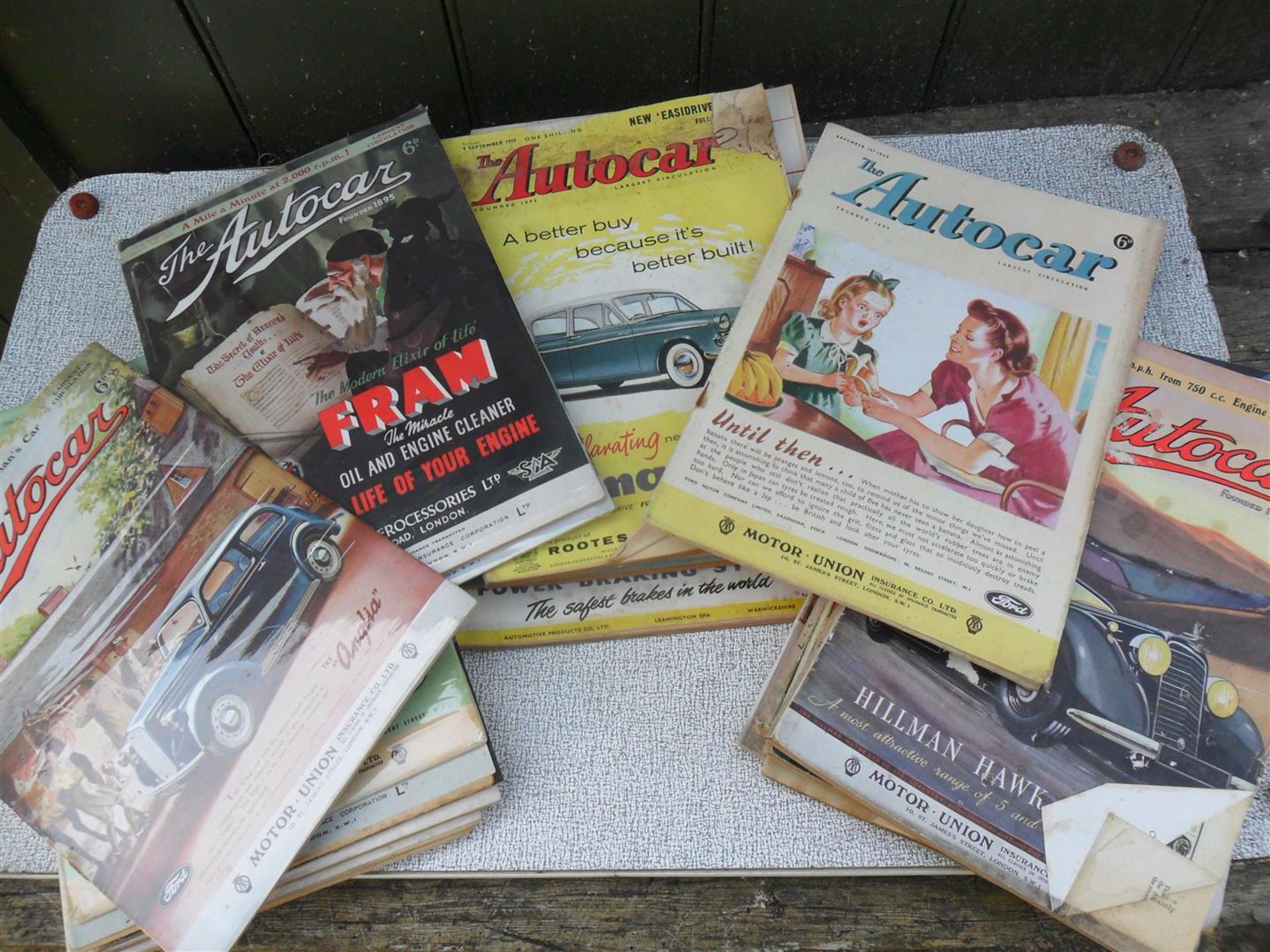 Autocar magazines 1940s - 1960s