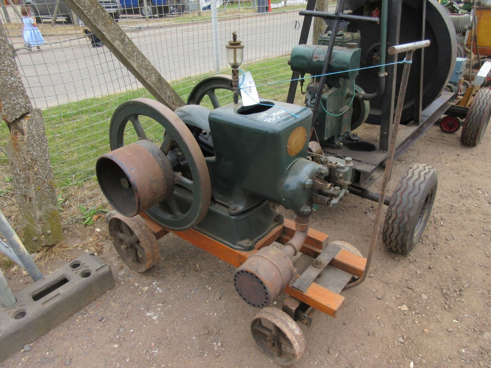 Fairbanks Morse No.1 3hp Z type horizontal stationary engine, trolley mounted