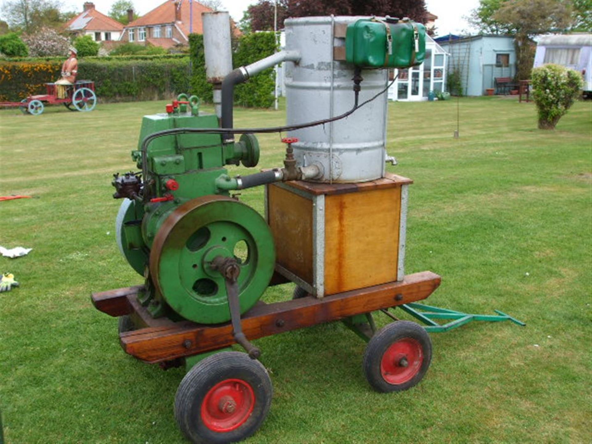 Ruston Hornsby diesel stationary engine, serial number not found, circa 1945