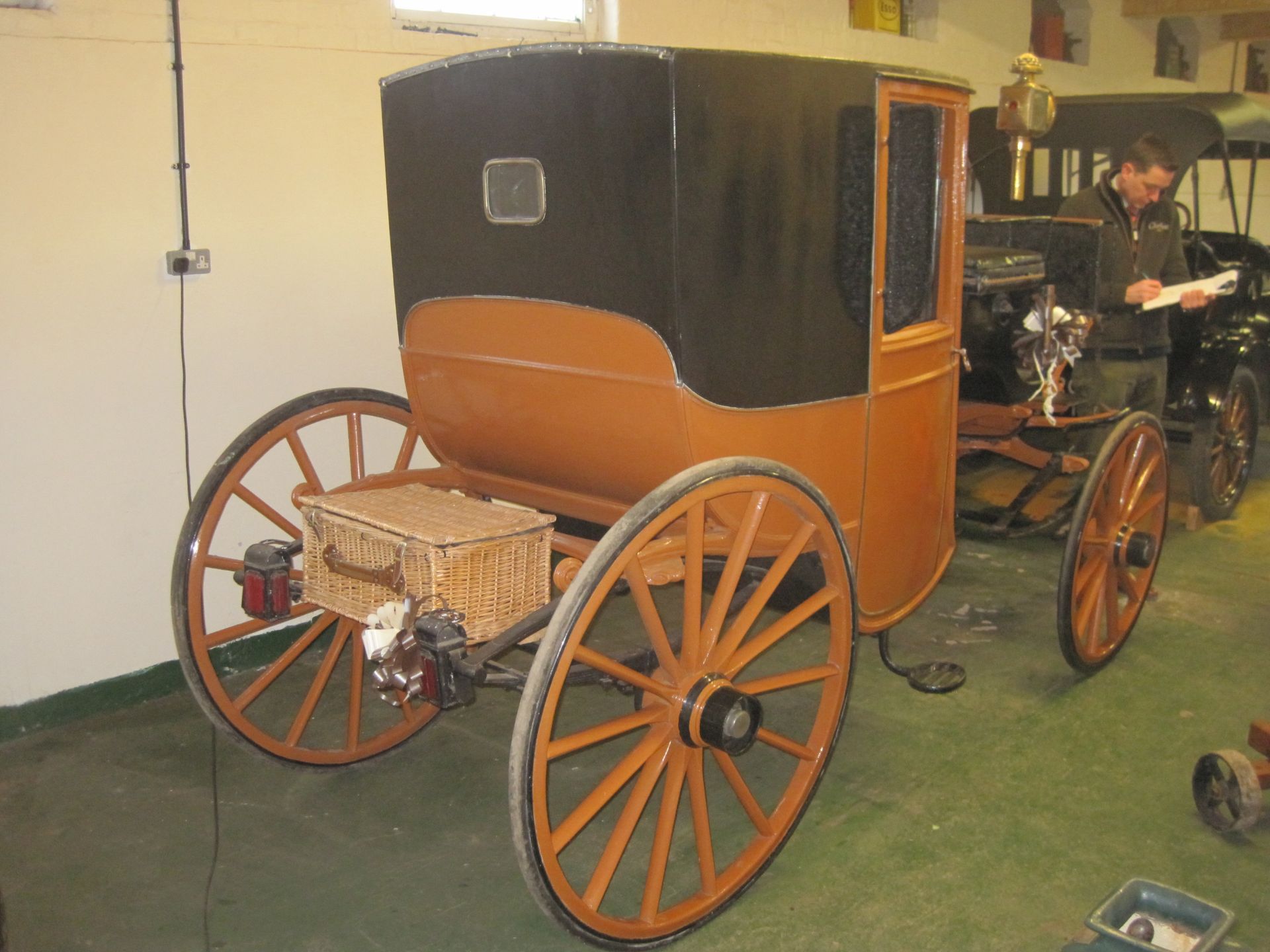 Broughton two seat enclosed horse drawn carriage understood to have formerly been the property of - Image 2 of 4