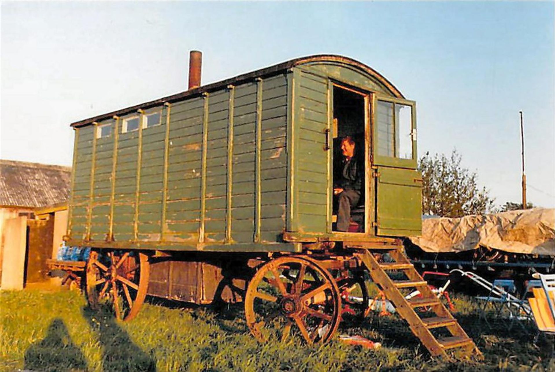 Fowler 4 berth 'Contractors' living van with belly box. This imposing living vans early history is