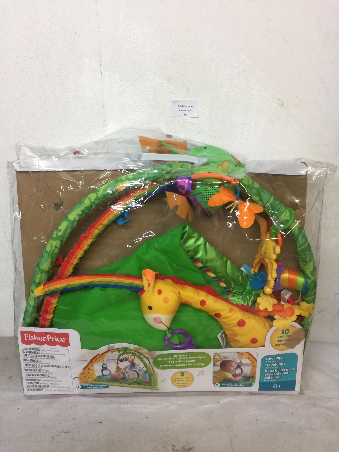 FISHER PRICE MELODIES & LIGHTS DELUXE GYM